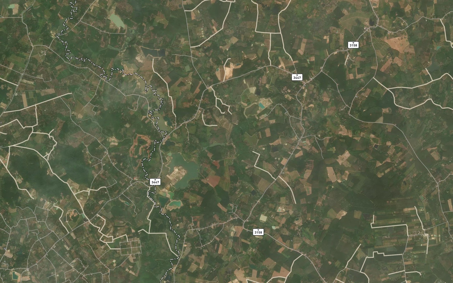 Satellite map of the Khlong Pranit