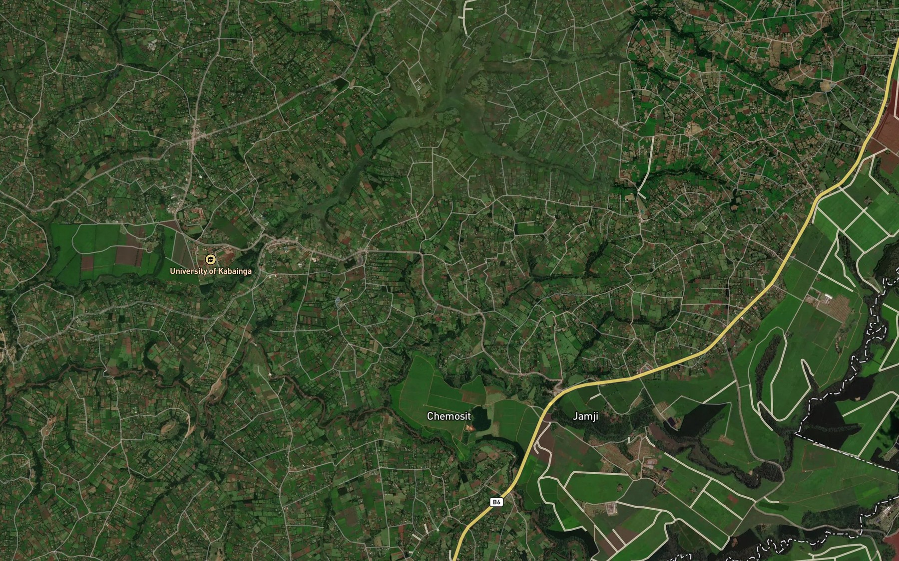 Satellite map of the Ainabsiret