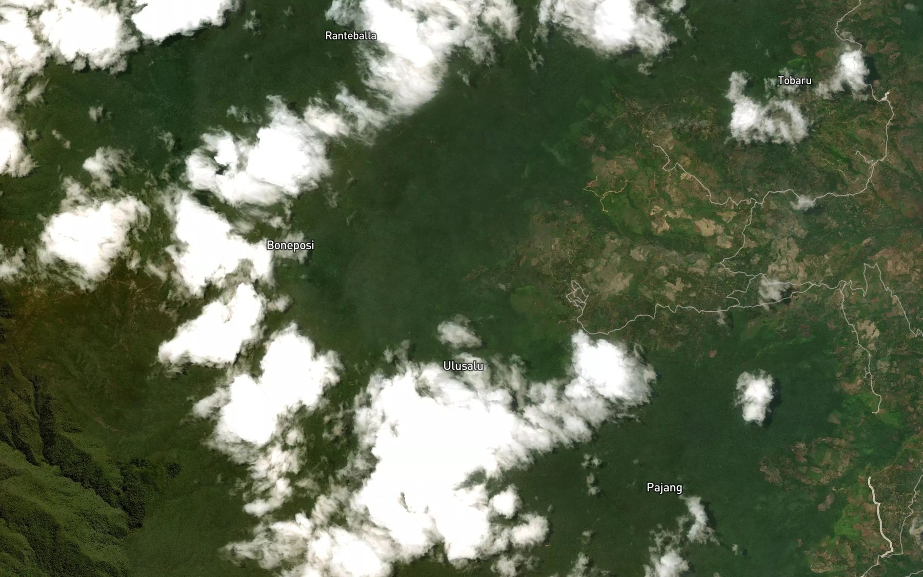 Satellite map of the Salu Tobolong