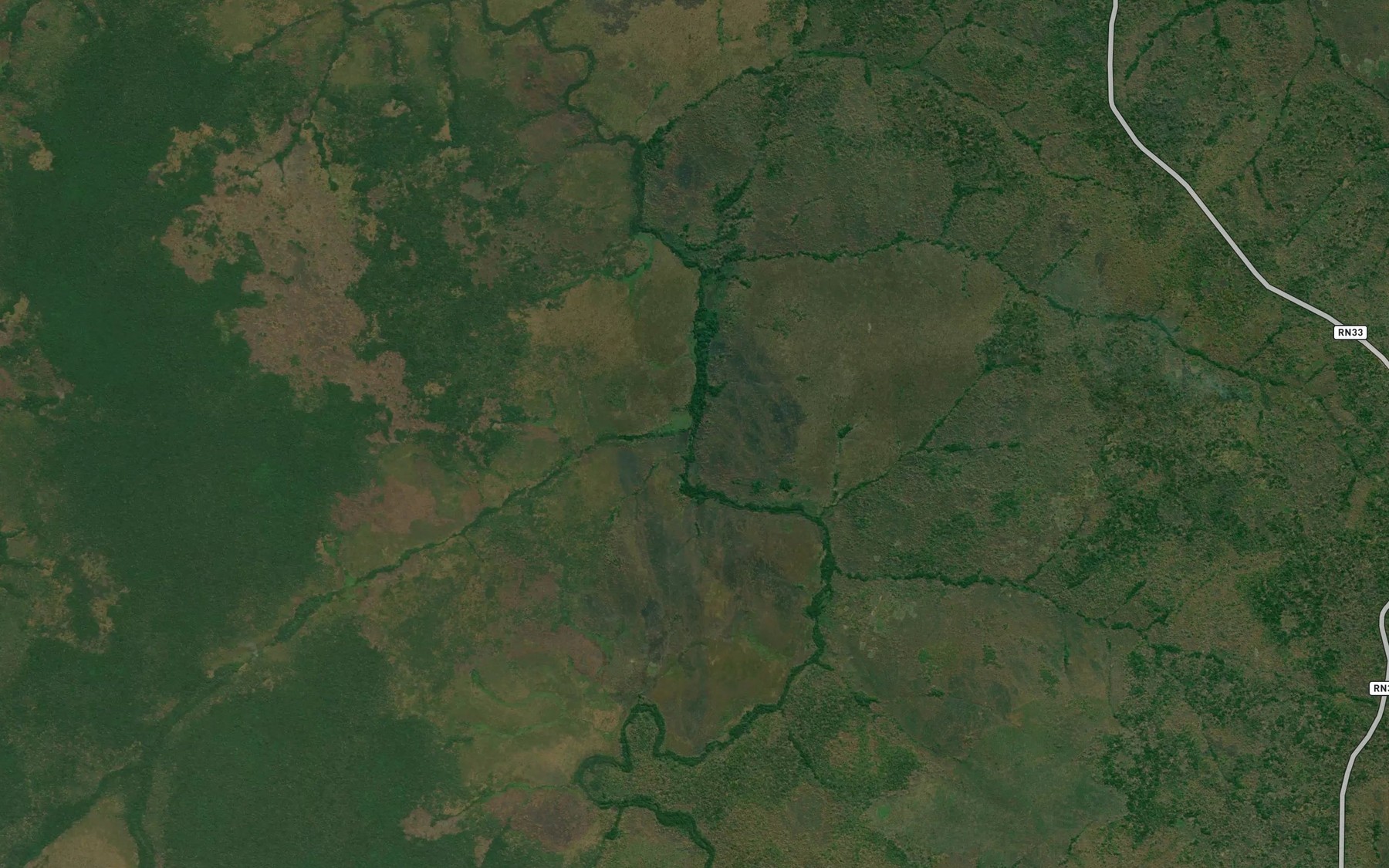 Satellite map of the Kabwe-Mukusi