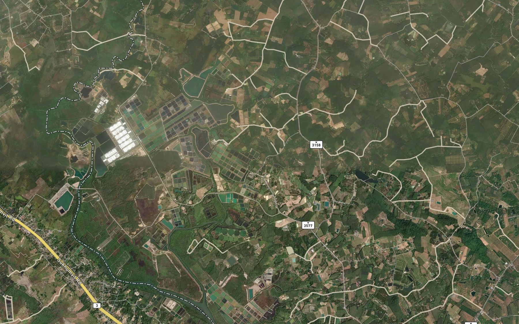 Satellite map of the Sa Nam Ban Phanom Phrik