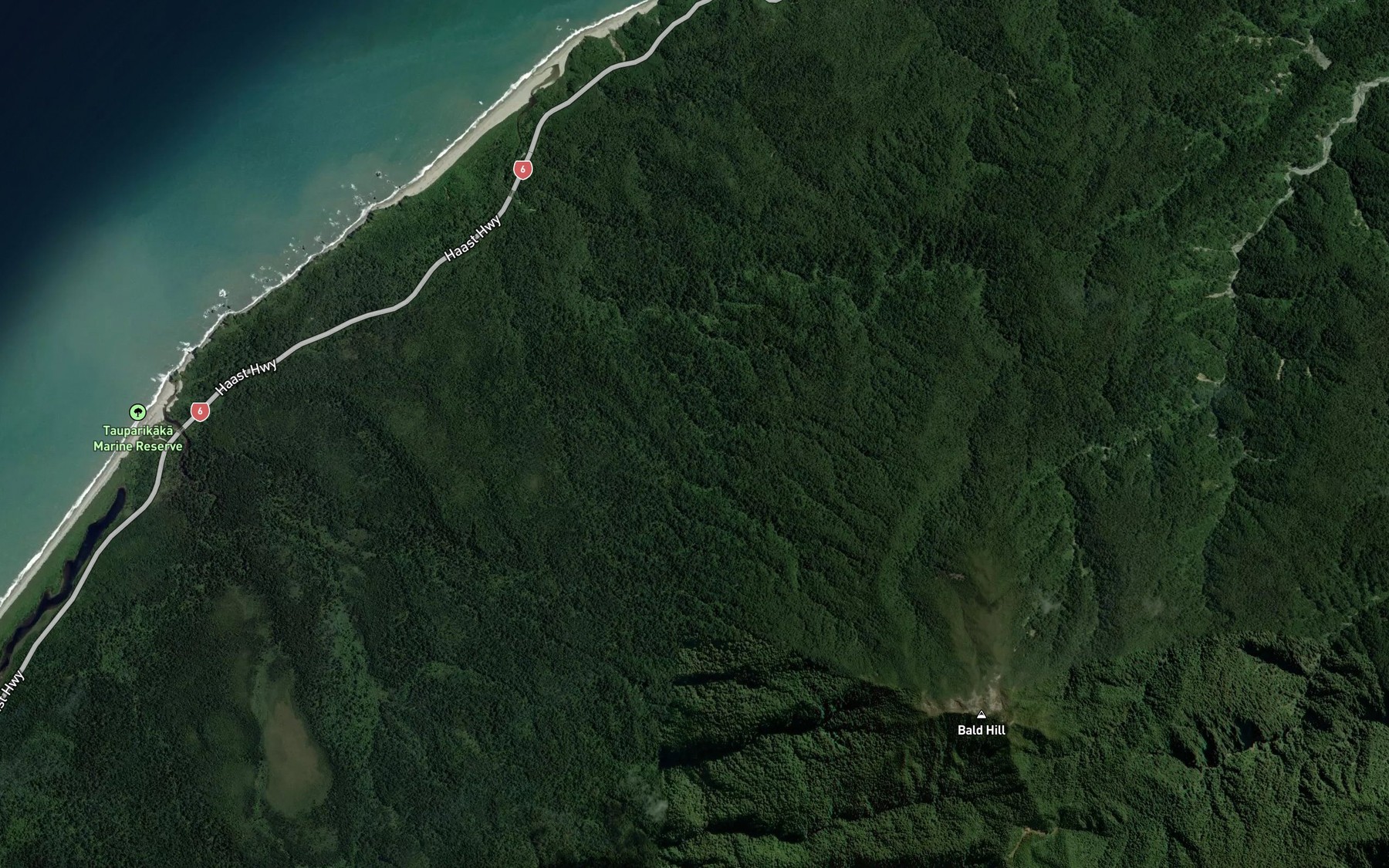 Satellite map of the Fox Creek