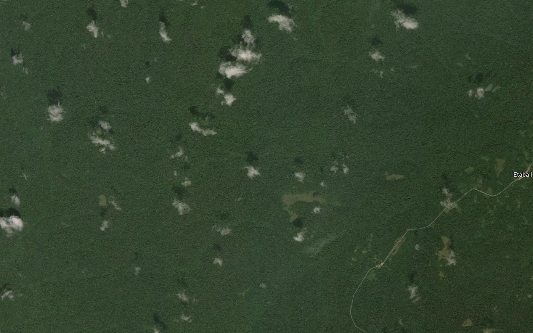 Satellite map of the Ayili
