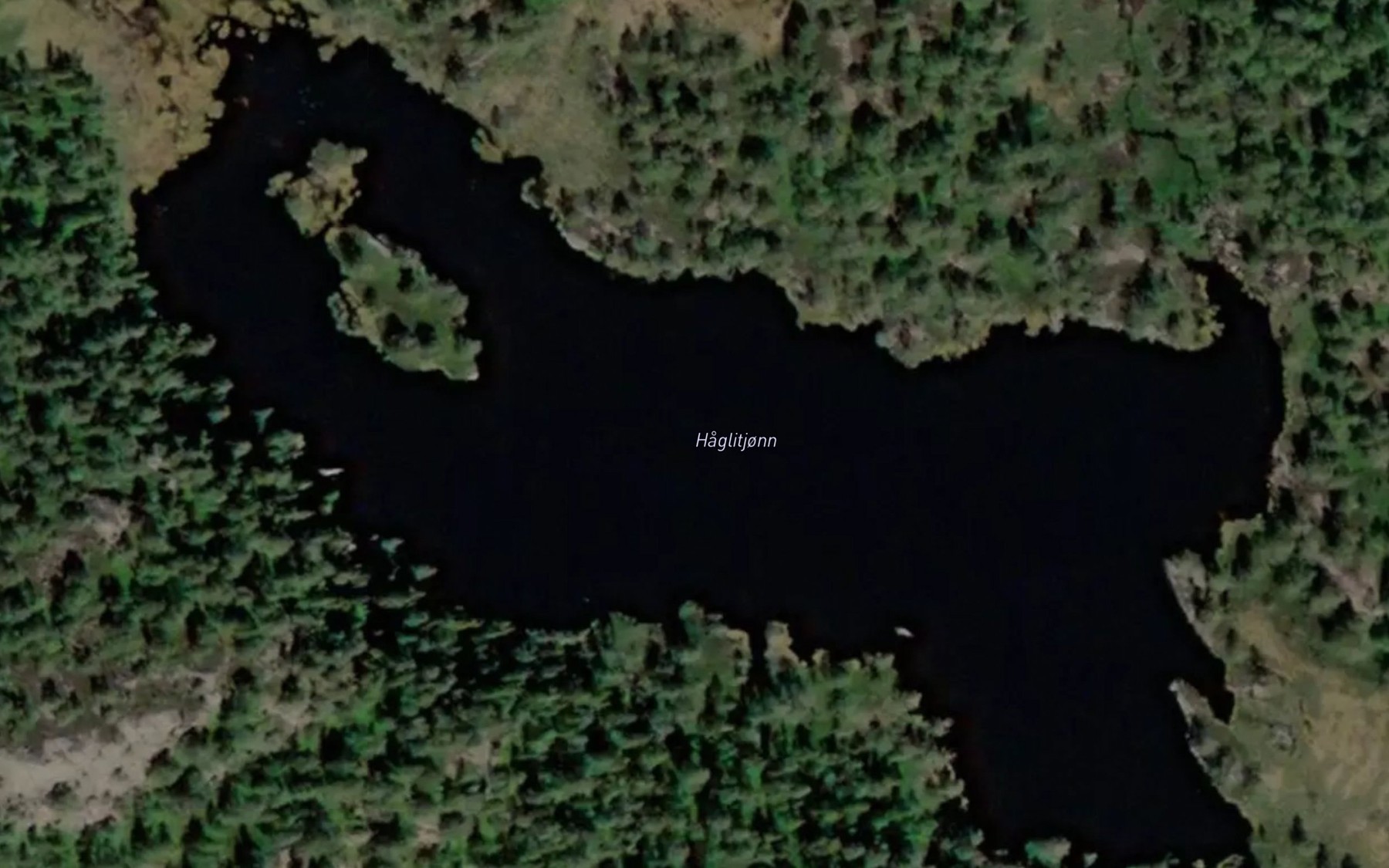 Satellite map of the Haglitjorn