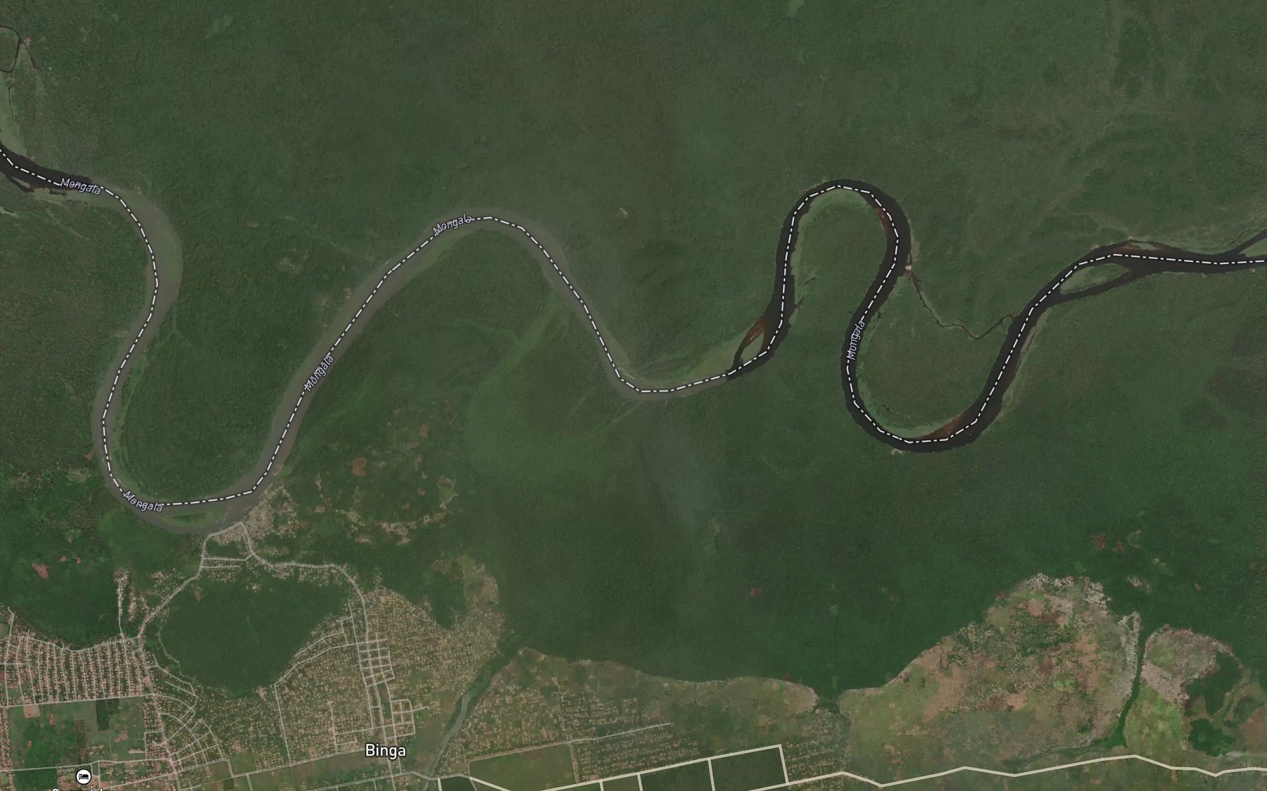 Satellite map of the Mbole