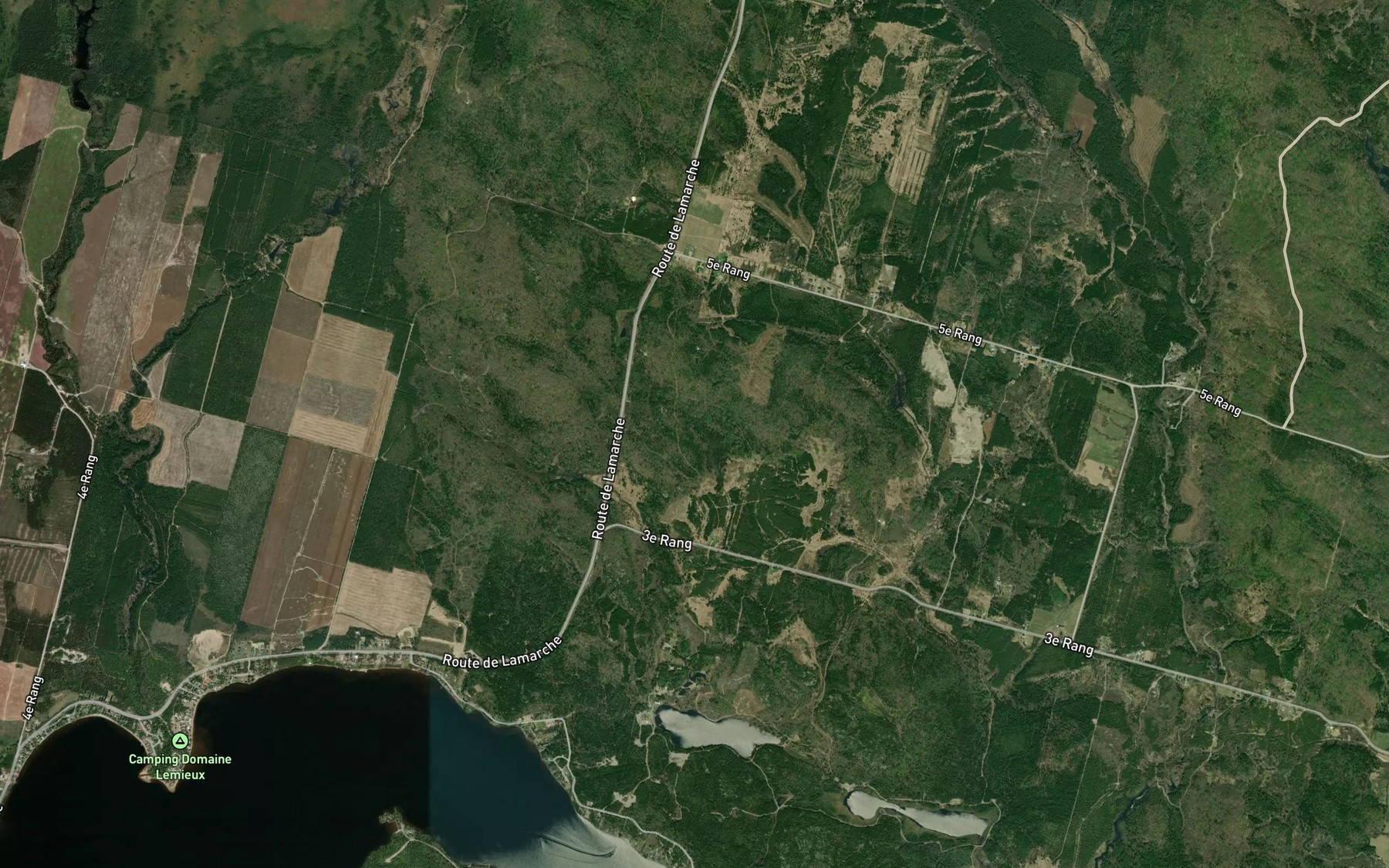 Satellite map of the Embranchement Girard