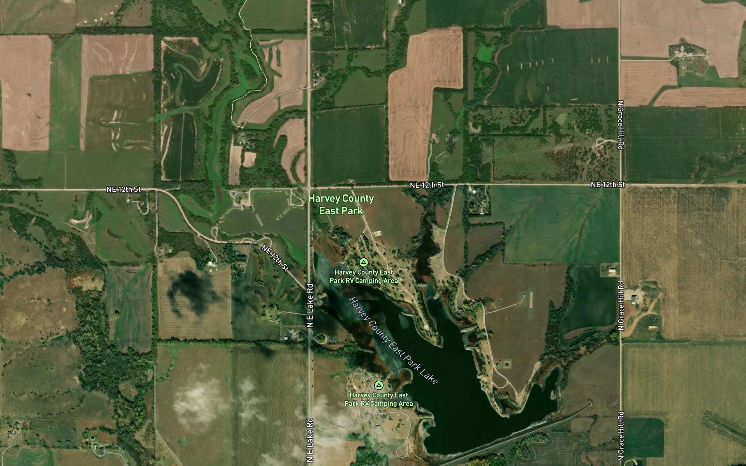 Harvey County East Park Lake