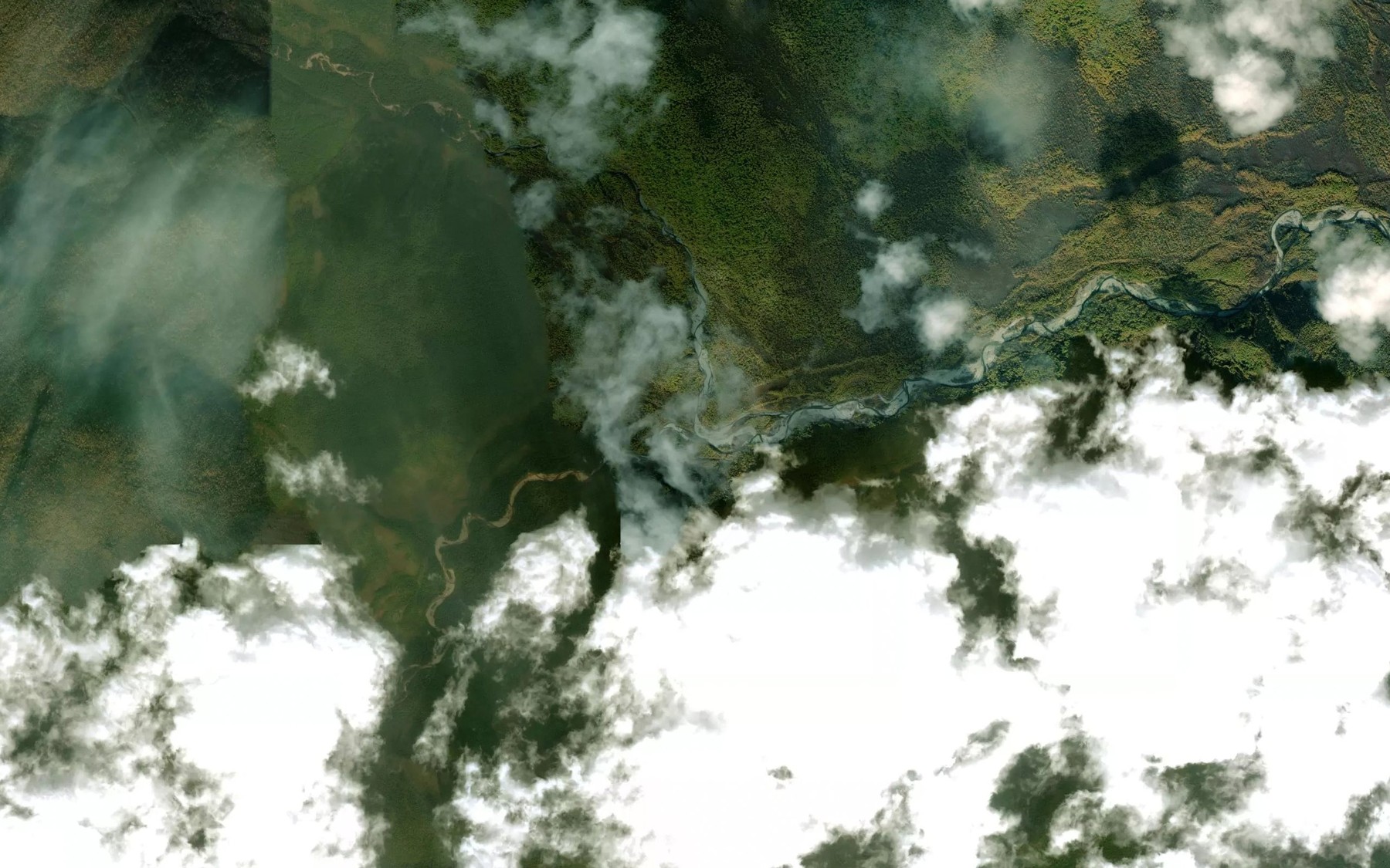 Satellite map of the Kurungkan