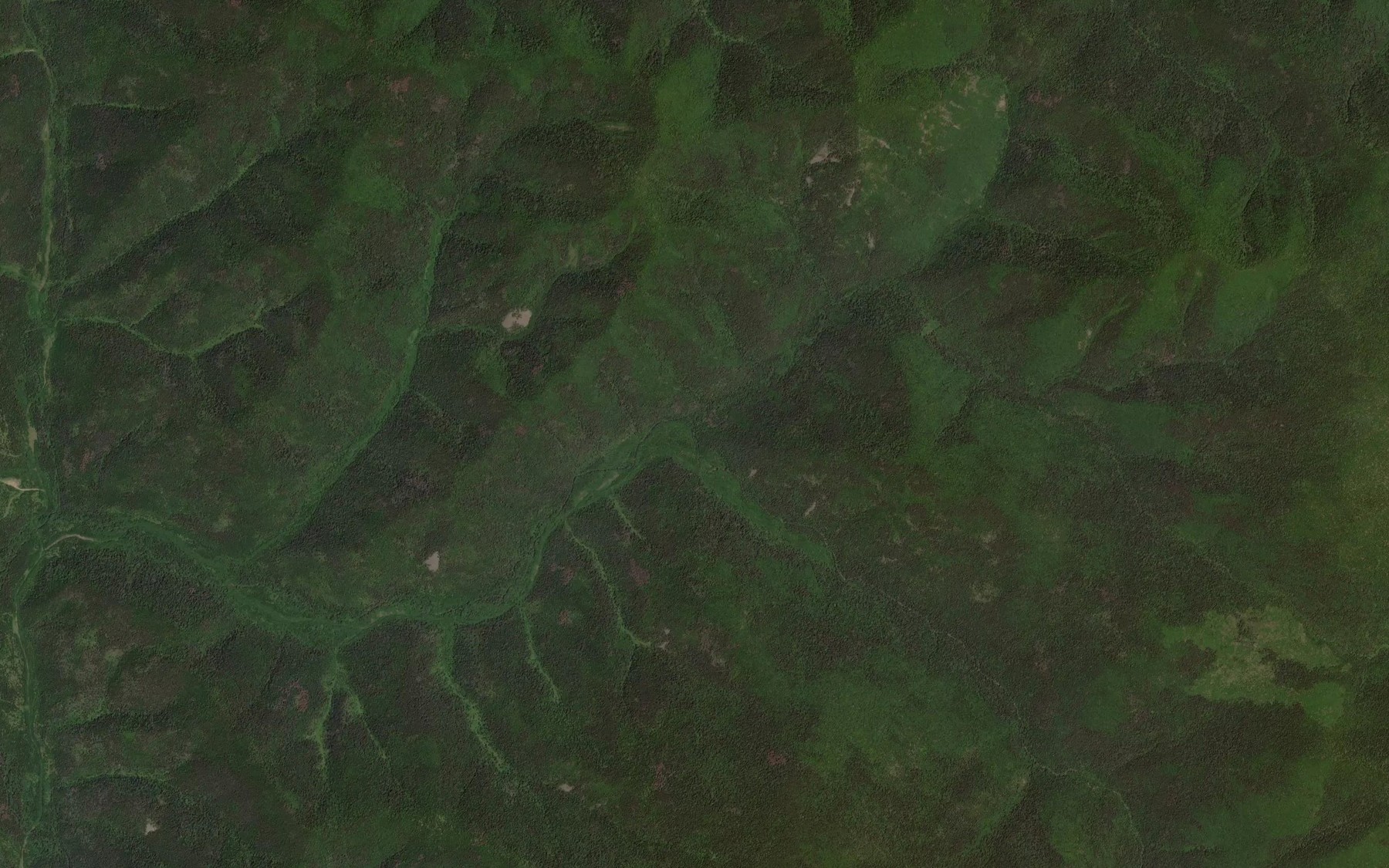 Satellite map of the Posle