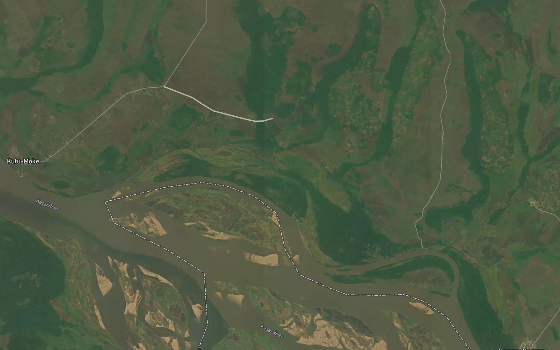 Satellite map of the Dili