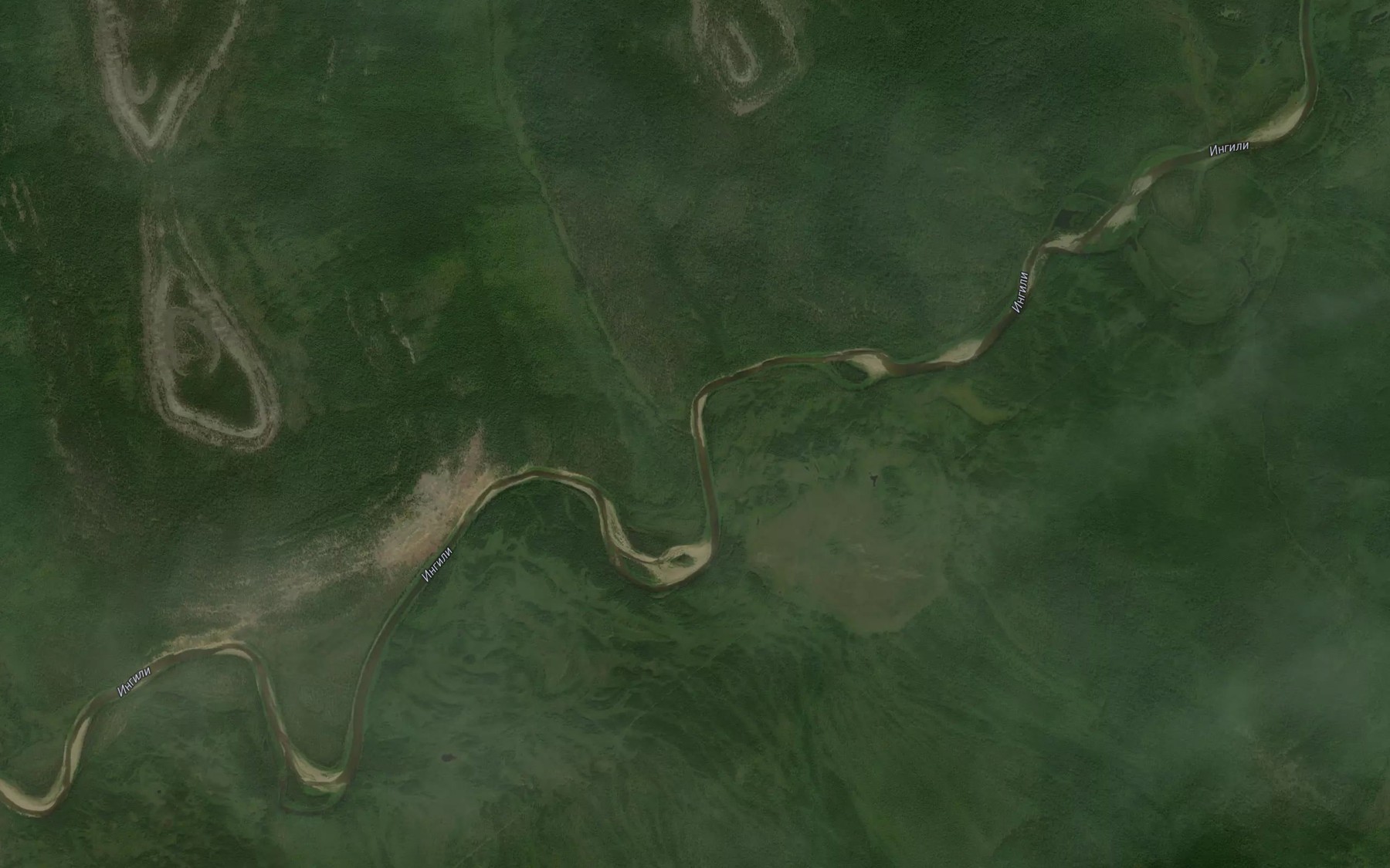 Satellite map of the Ayan-Kuyellyakh
