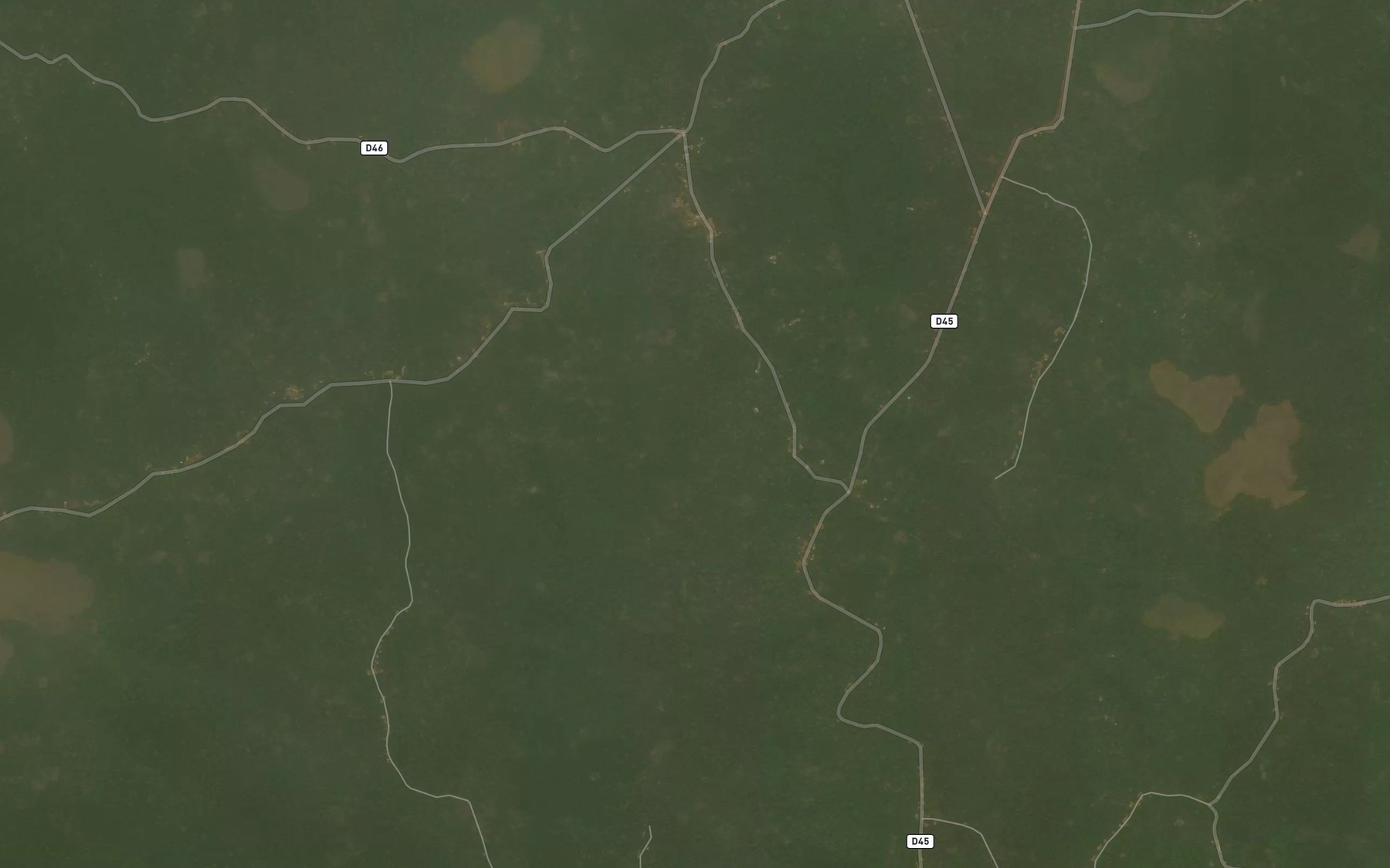 Satellite map of the Mosoko