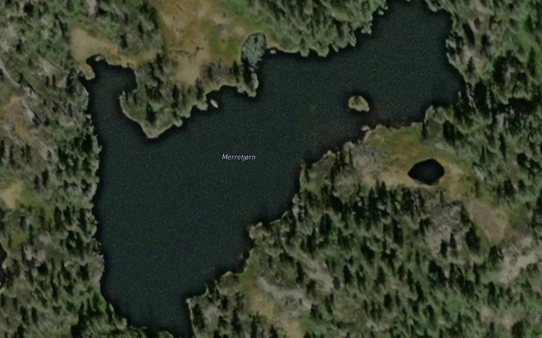 Satellite map of the Merretjorn