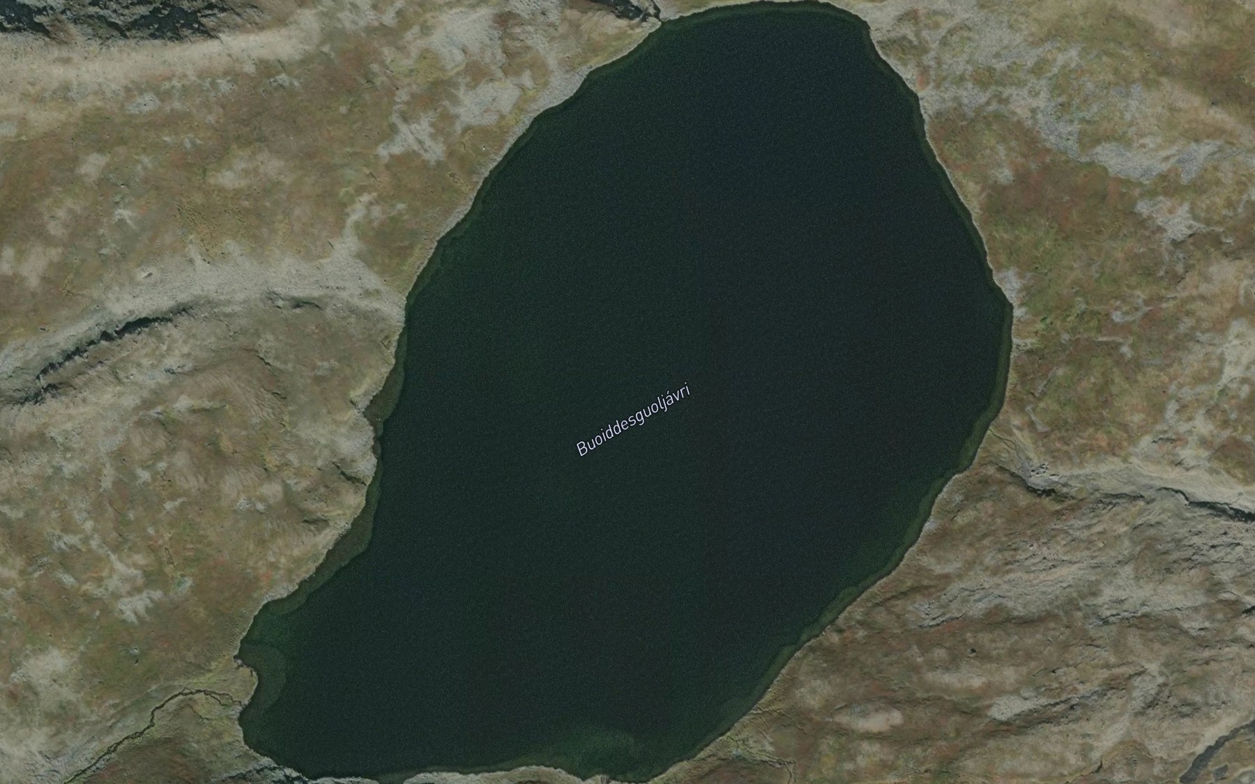 Satellite map of the Buoidesguoljavri