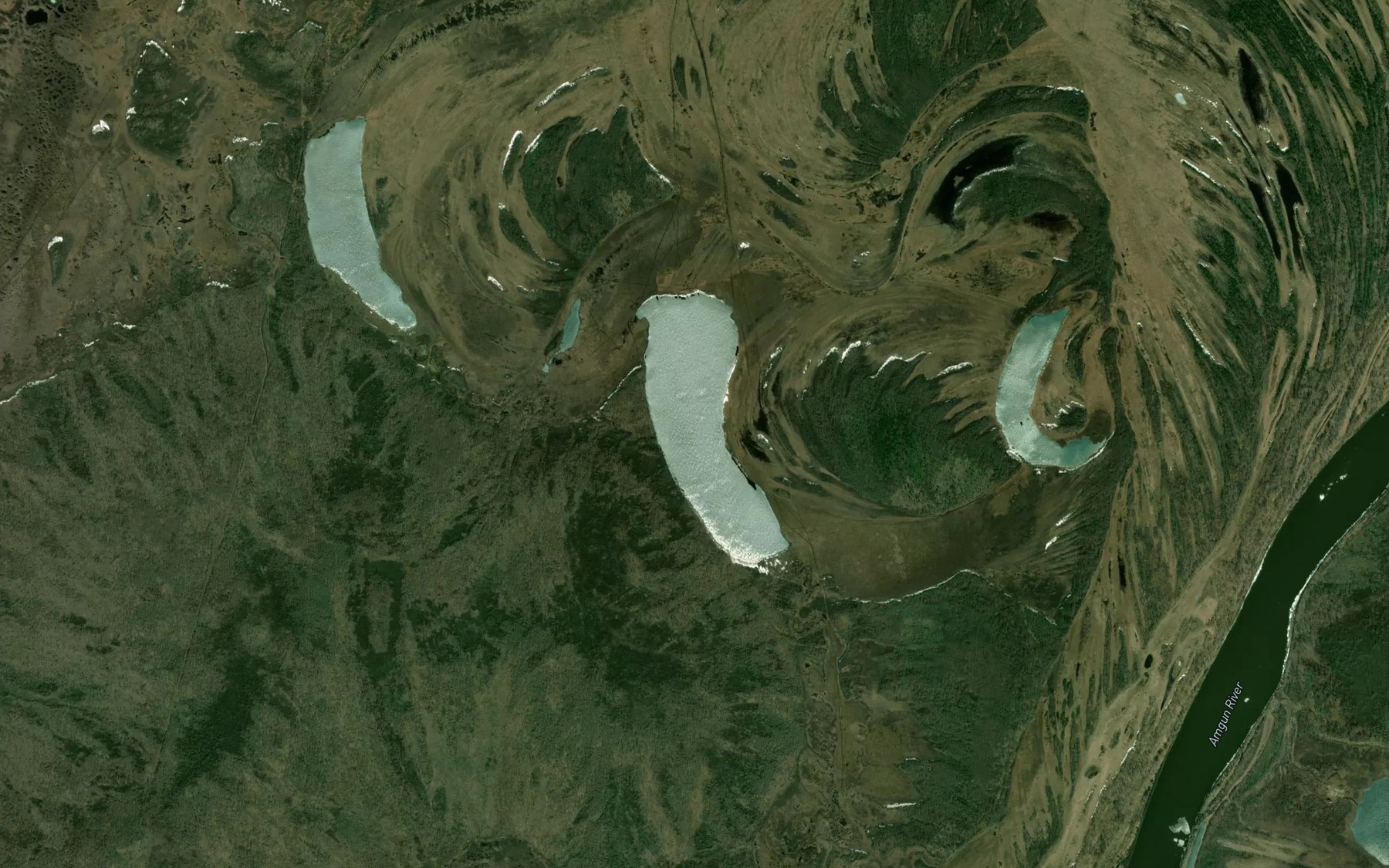 Satellite map of the Ozero Chernoye
