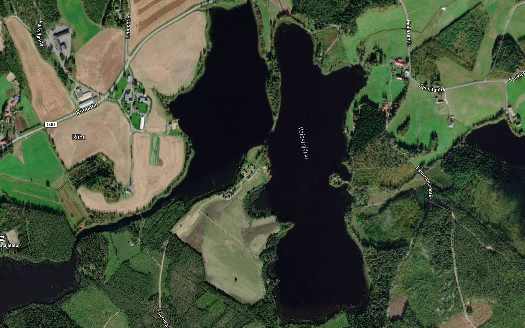 Satellite map of the Kirkkolahti