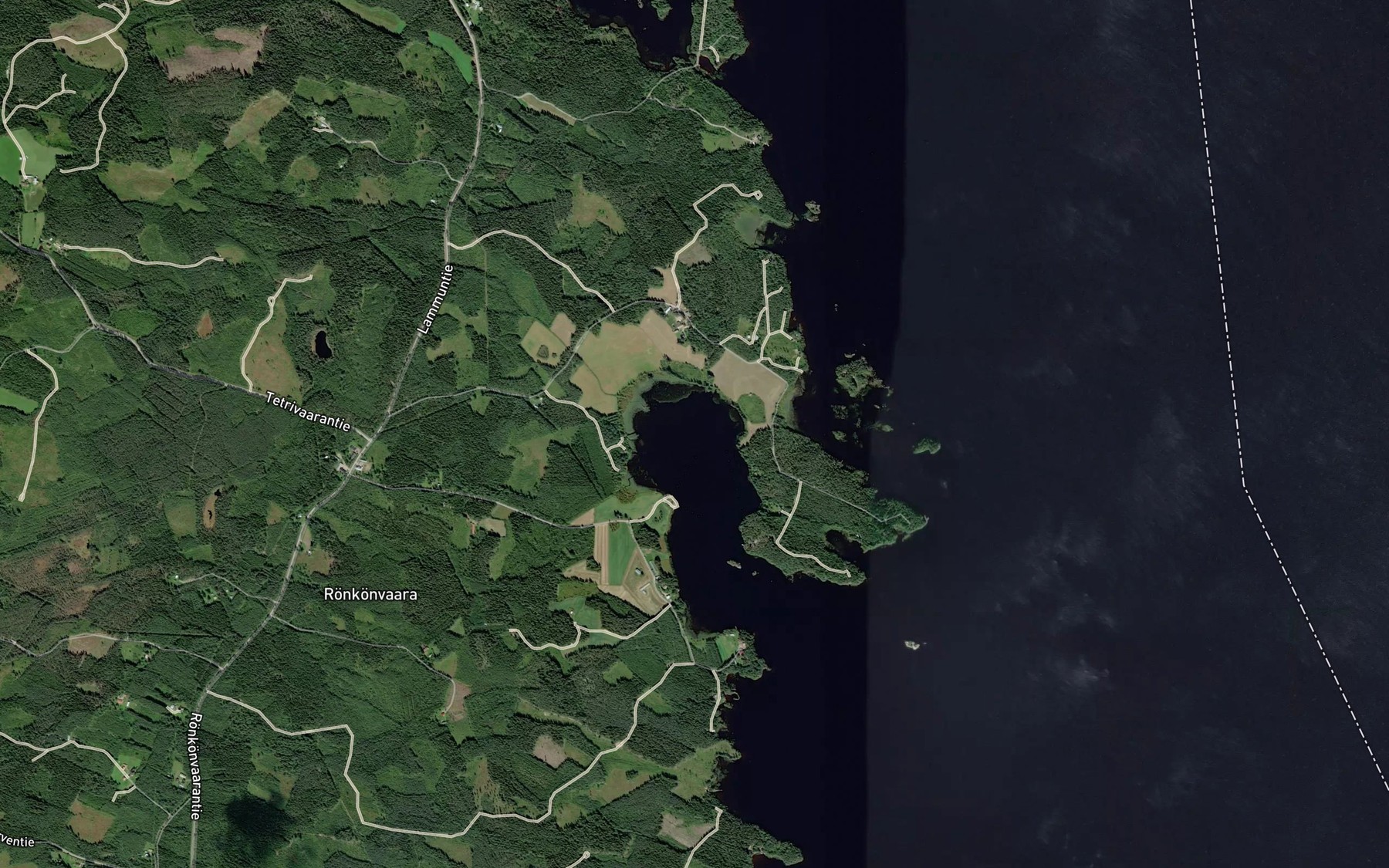 Satellite map of the Pyoriinlahti