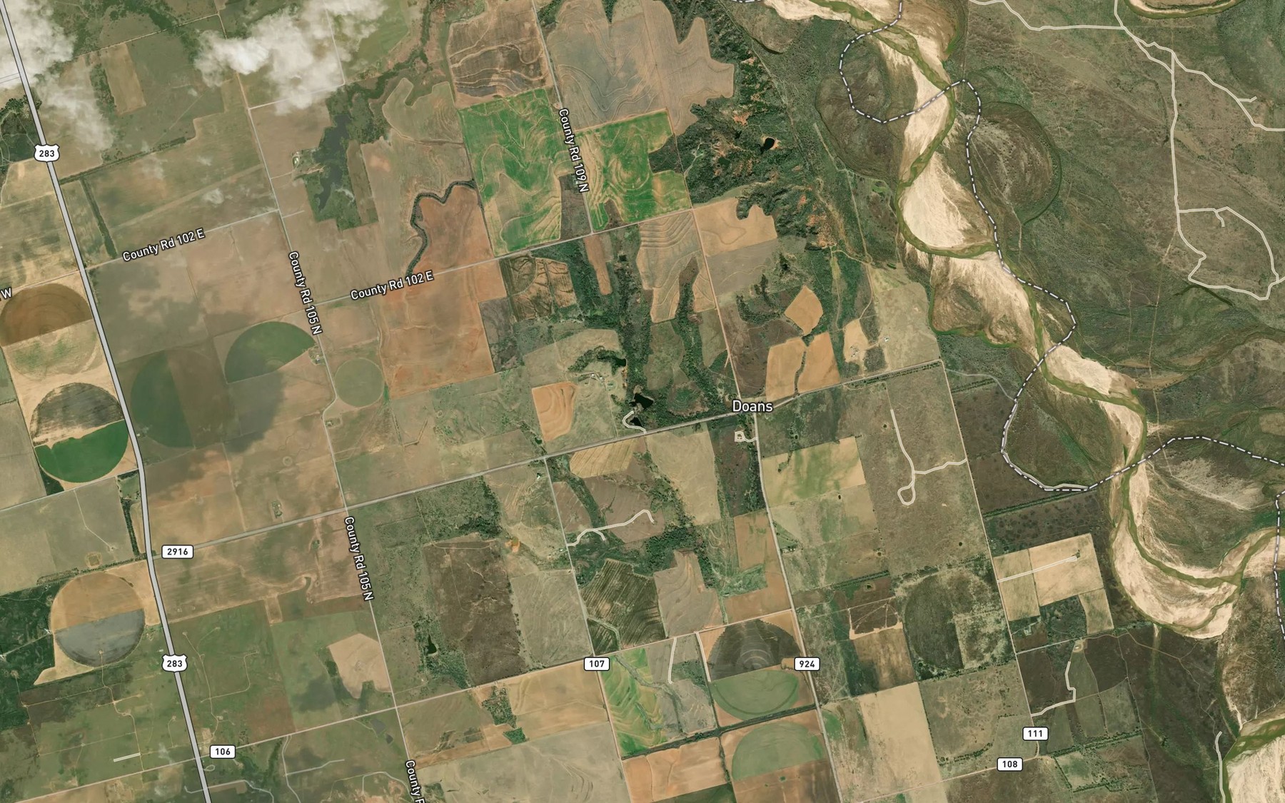 Satellite map of the Vernon Rod and Gun Club Lake