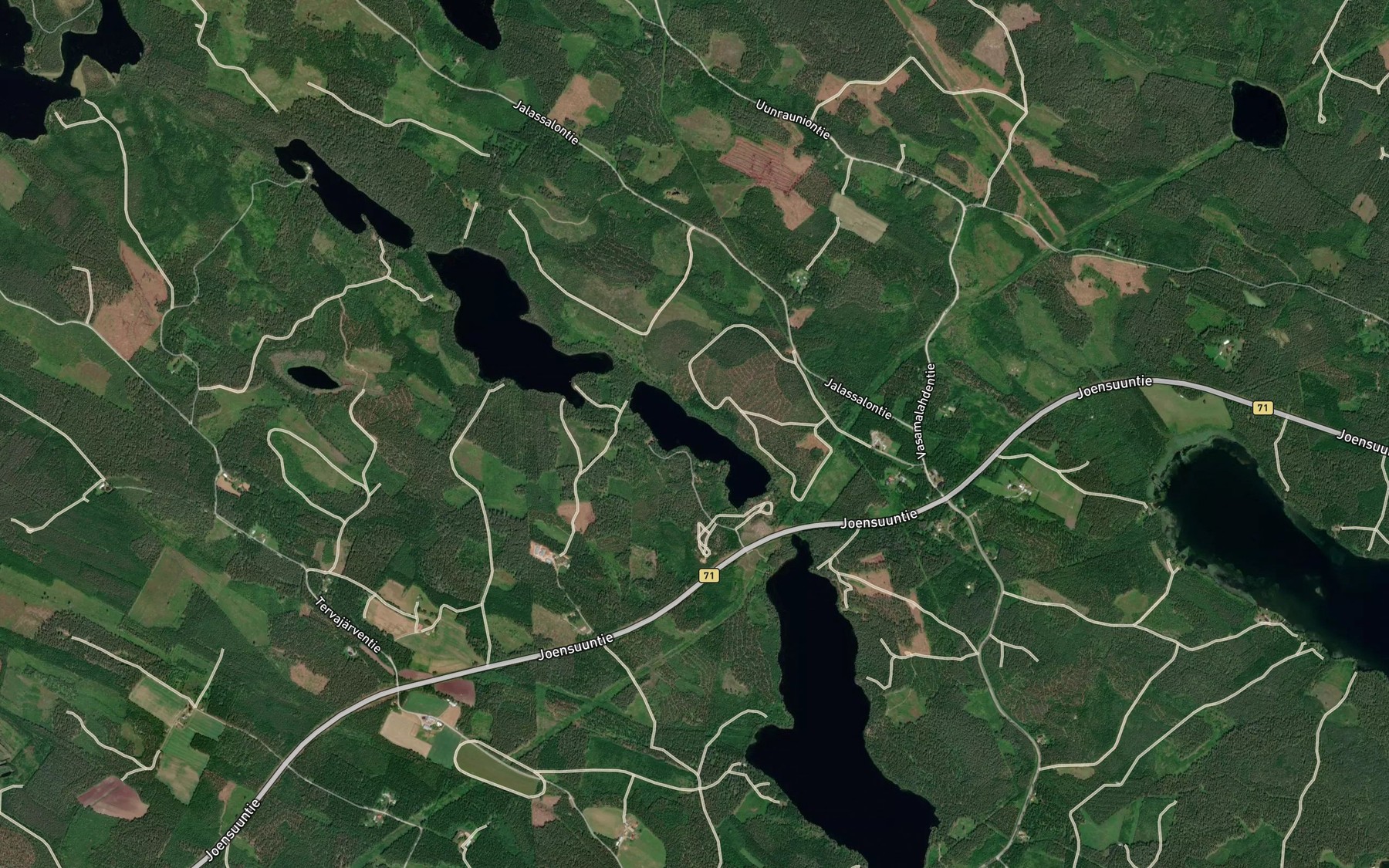 Satellite map of the Sorvalampi