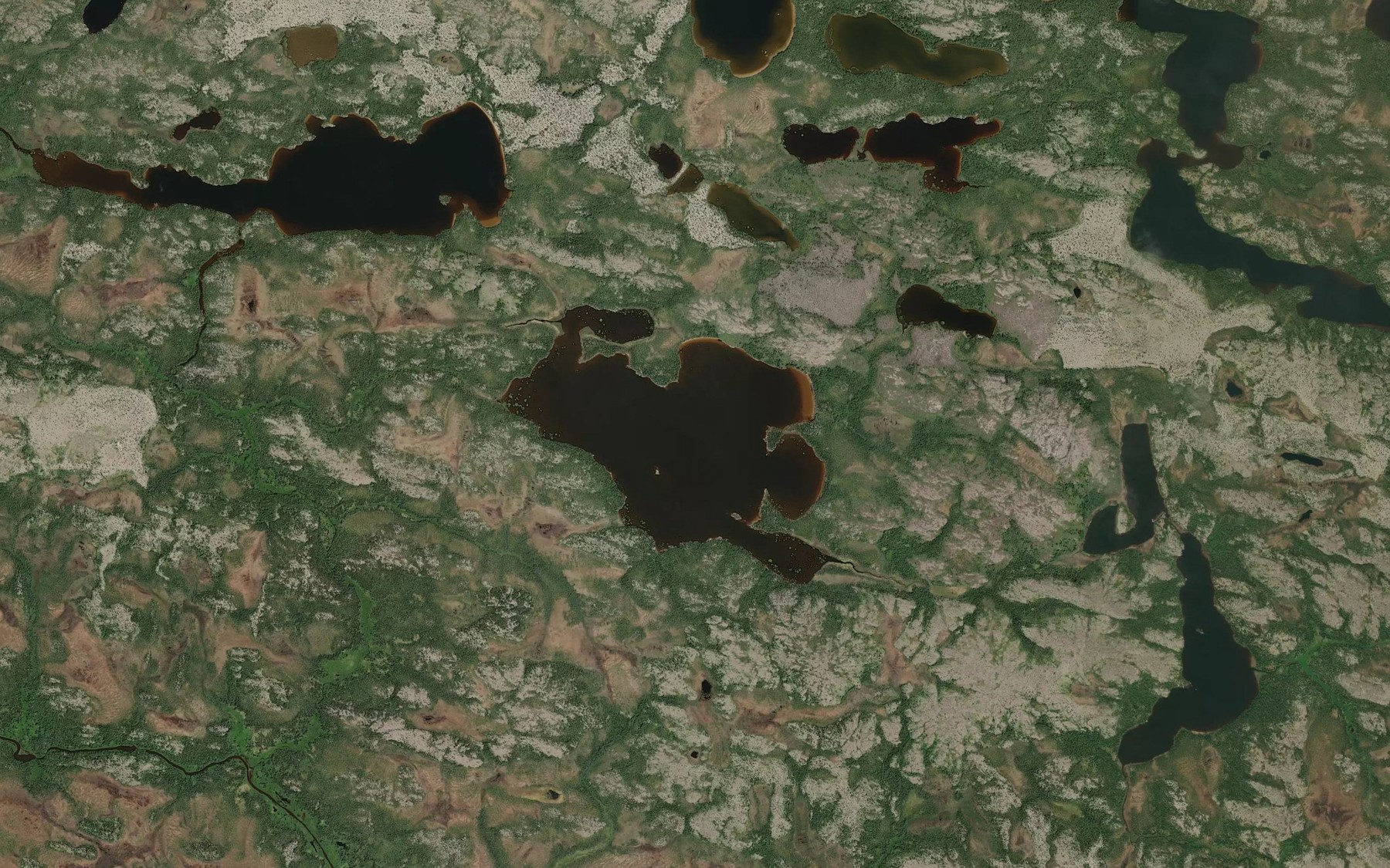 Satellite map of the Lac Kapaykut Atikamakw