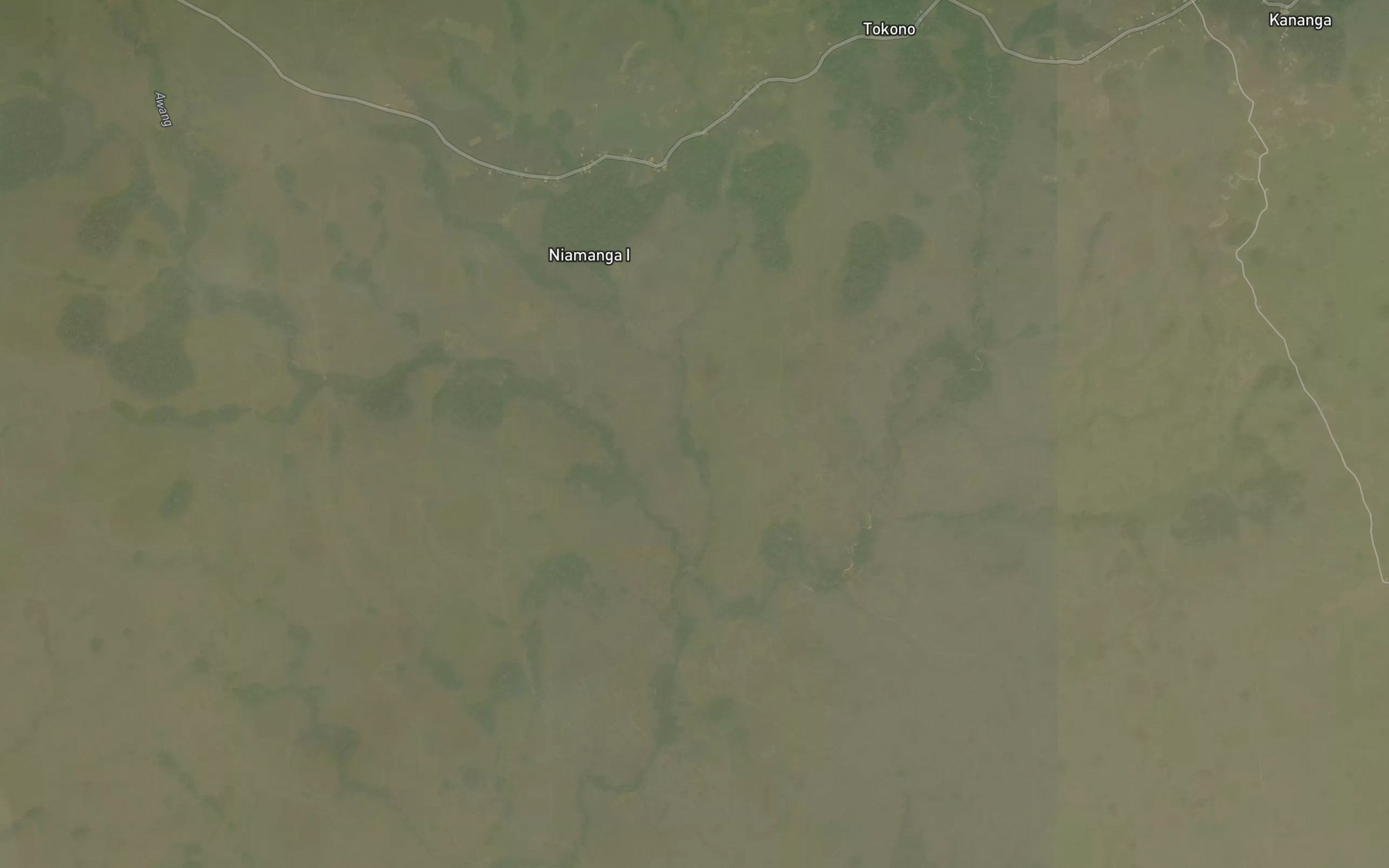 Satellite map of the Bitoua