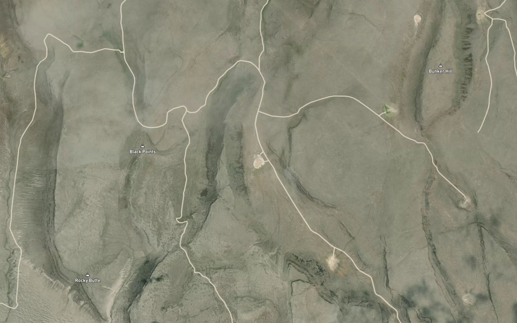 Satellite map of the Coffee Lake