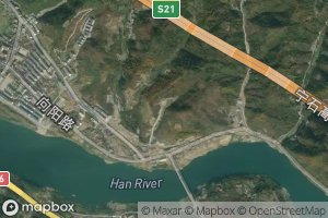 Satellite map of the Shiquan Shuiku