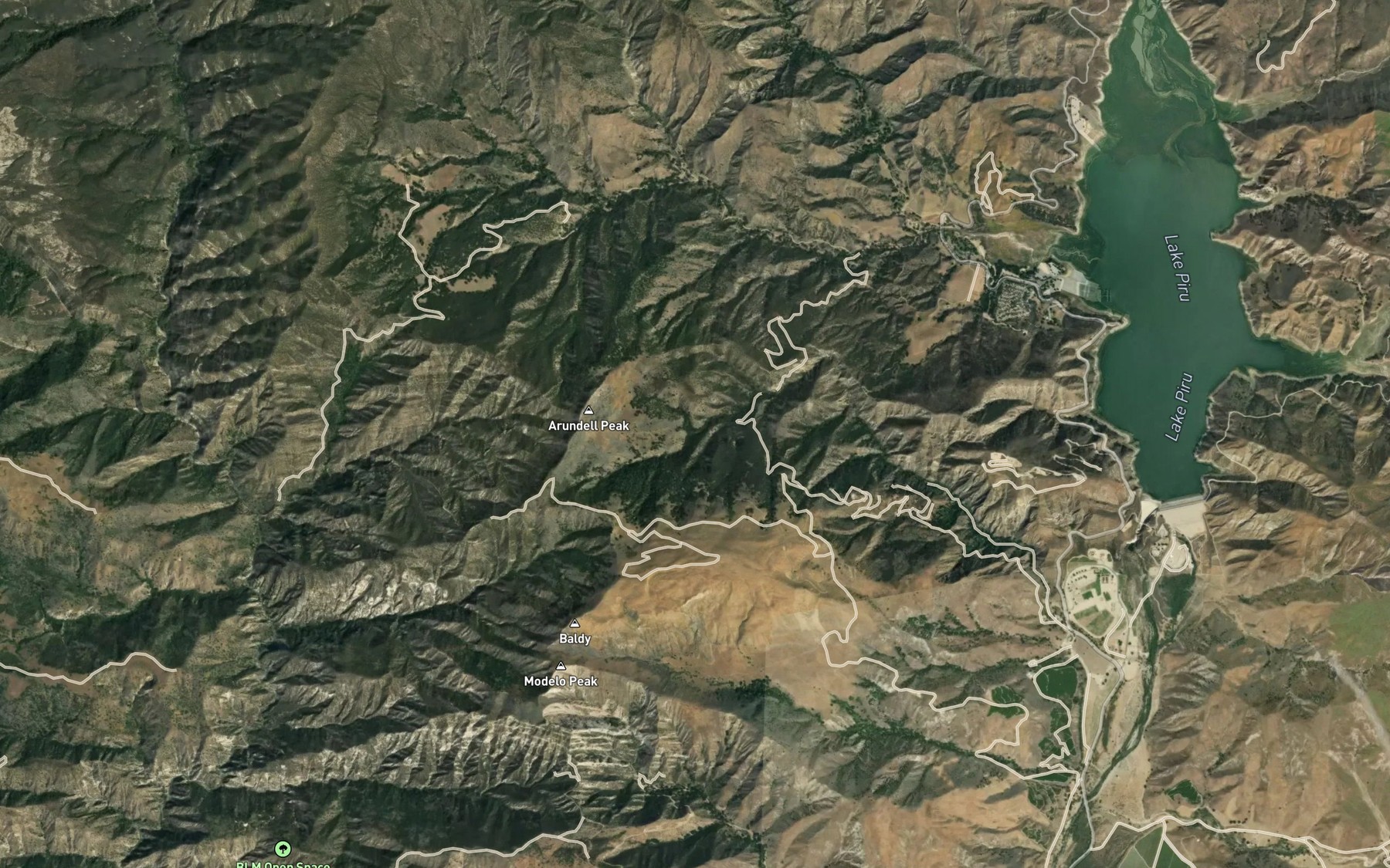 Satellite map of the Arundell Spring