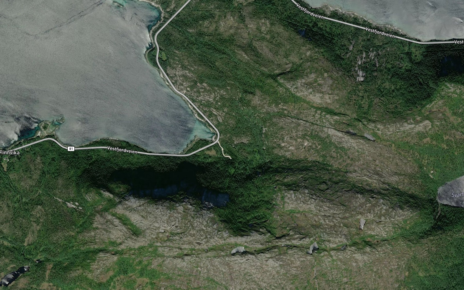 Satellite map of the Pollelva