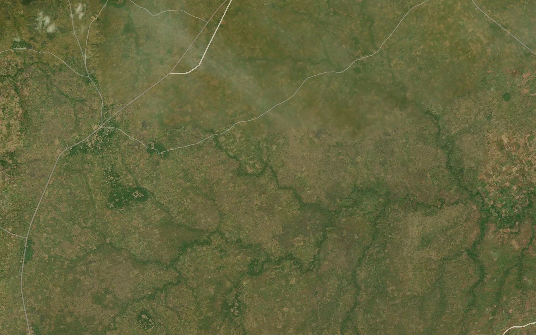 Satellite map of the River Akilemo
