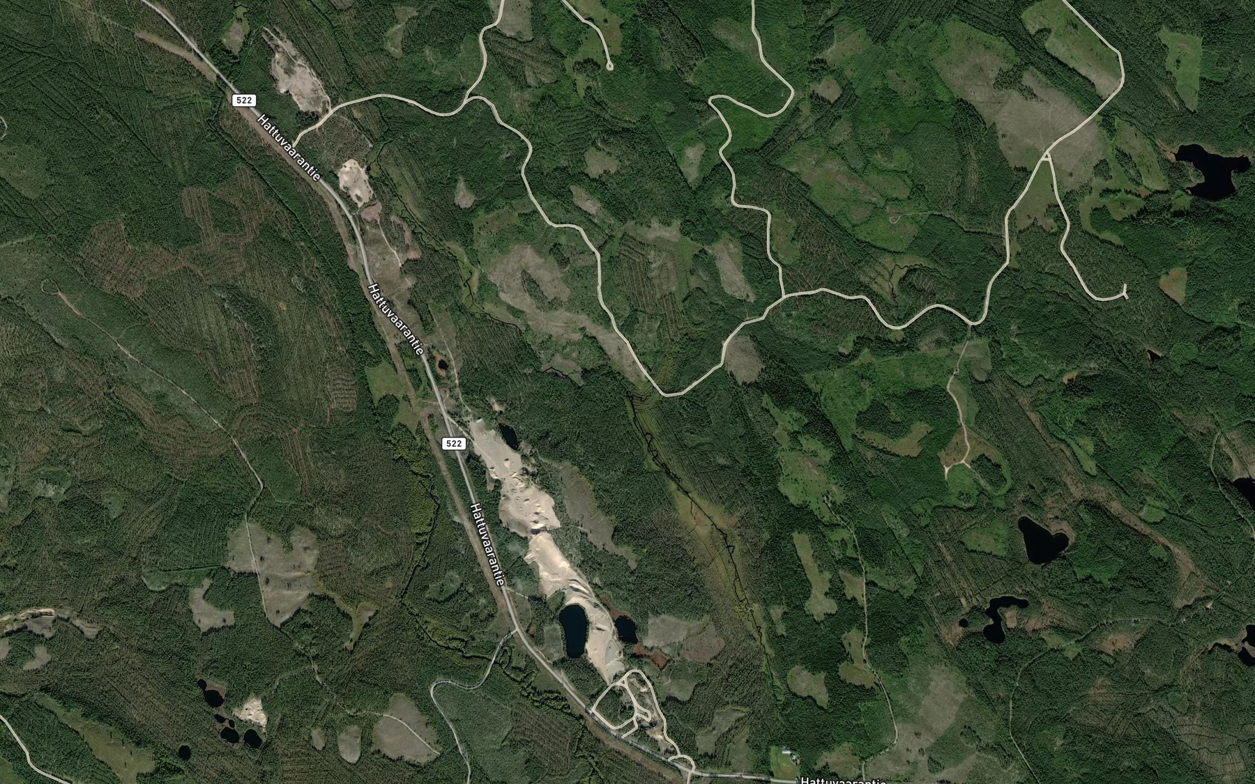Satellite map of the Hanhilamminpuro
