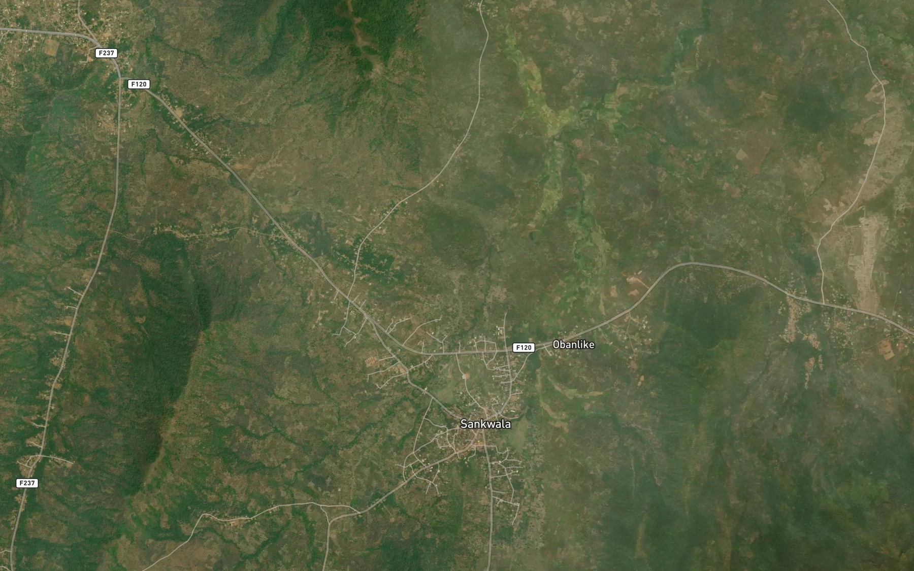Satellite map of the Akang