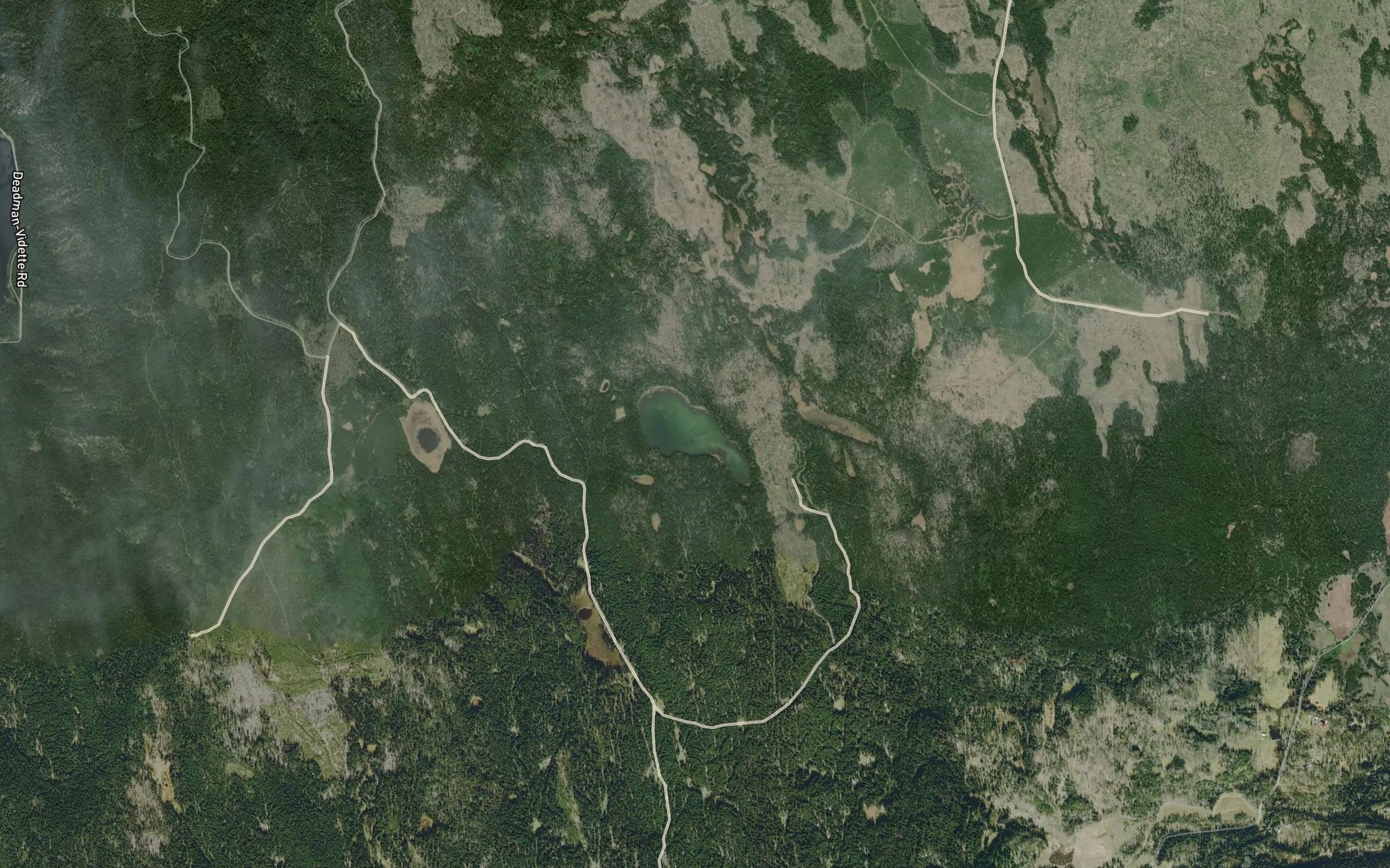 Satellite map of the Jules Lake