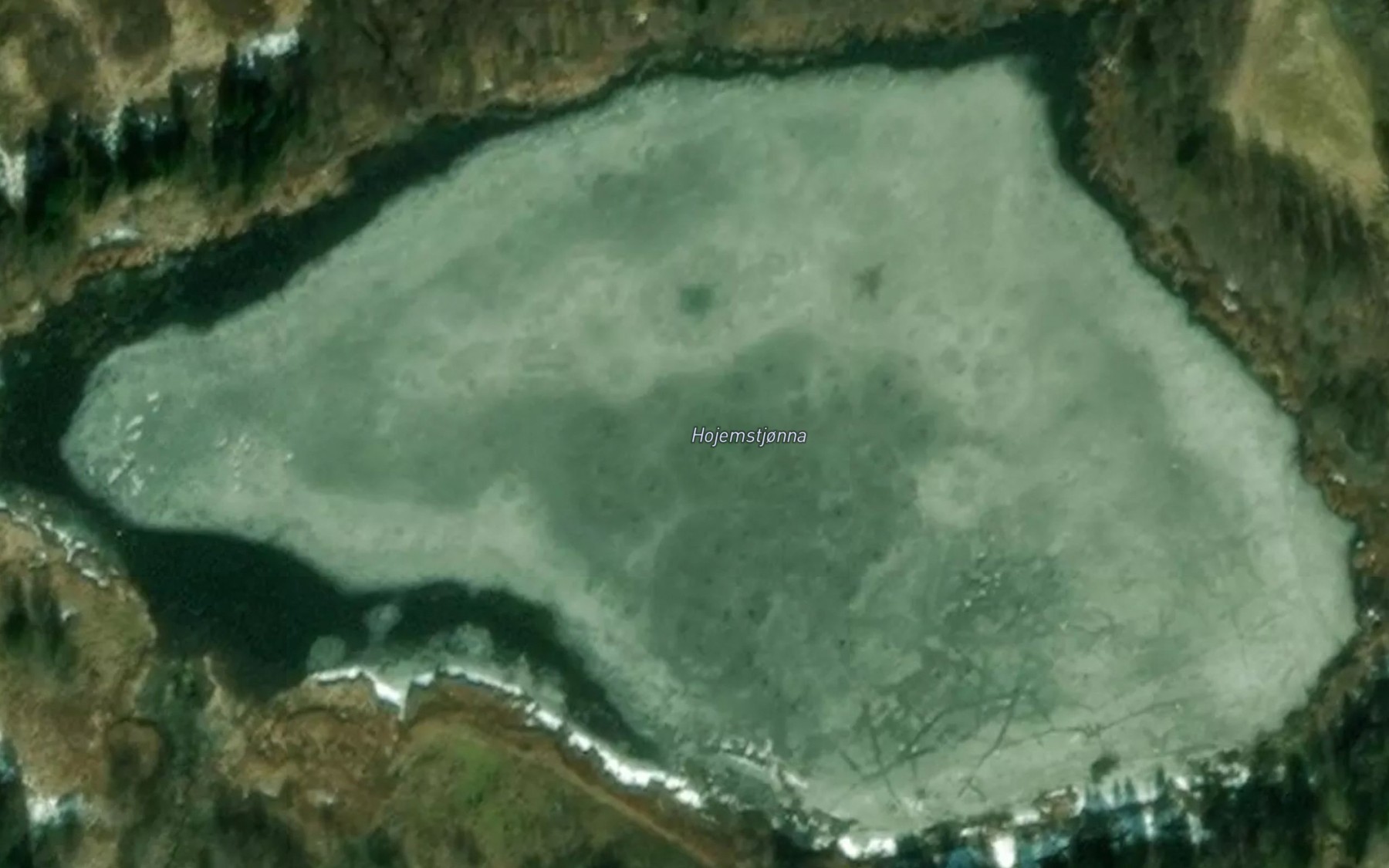 Satellite map of the Hojemstjonna