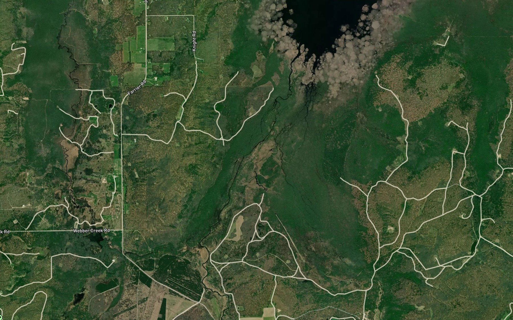 Satellite map of the Turtle Creek