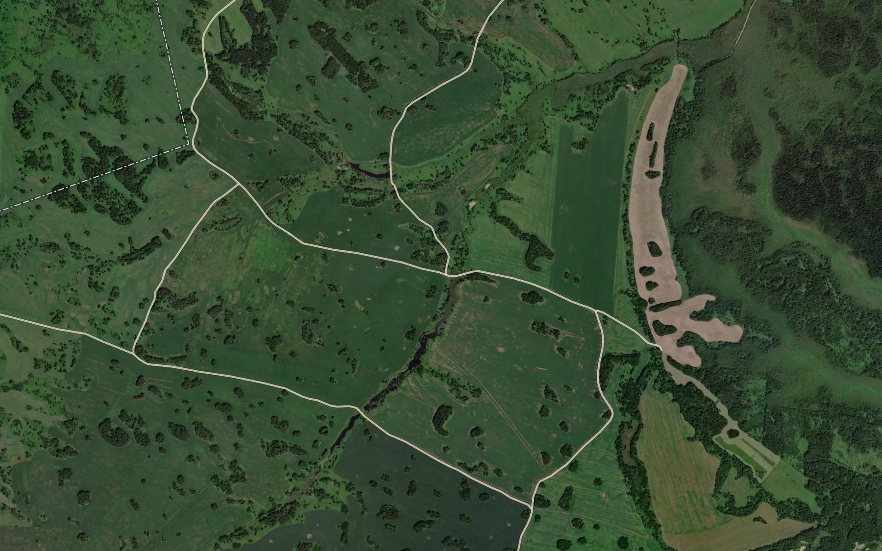 Satellite map of the Log Chilinskiy