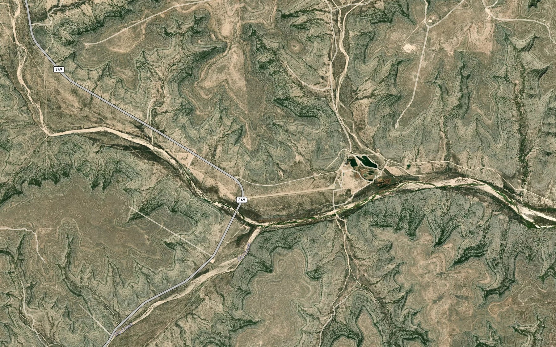 Satellite map of the Roden Lake