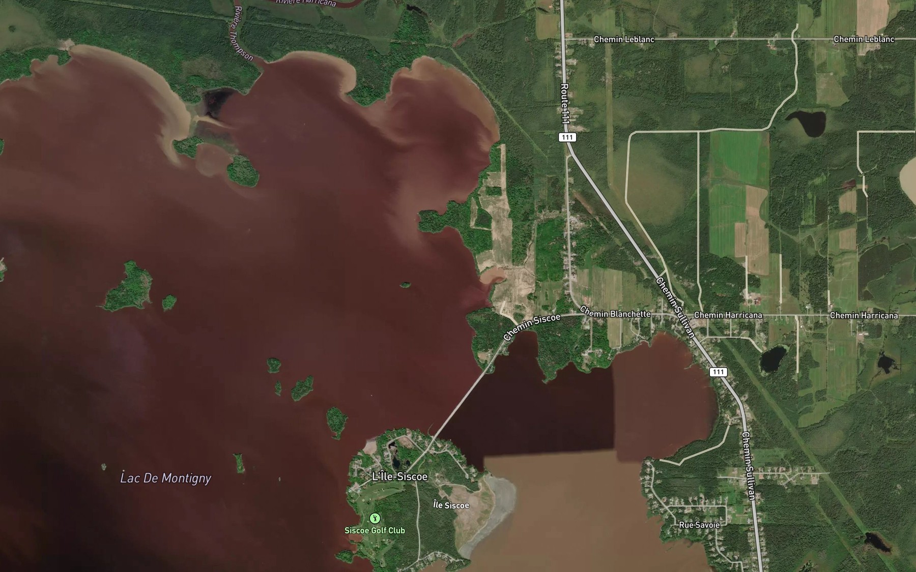 Satellite map of the Baie Hamelin