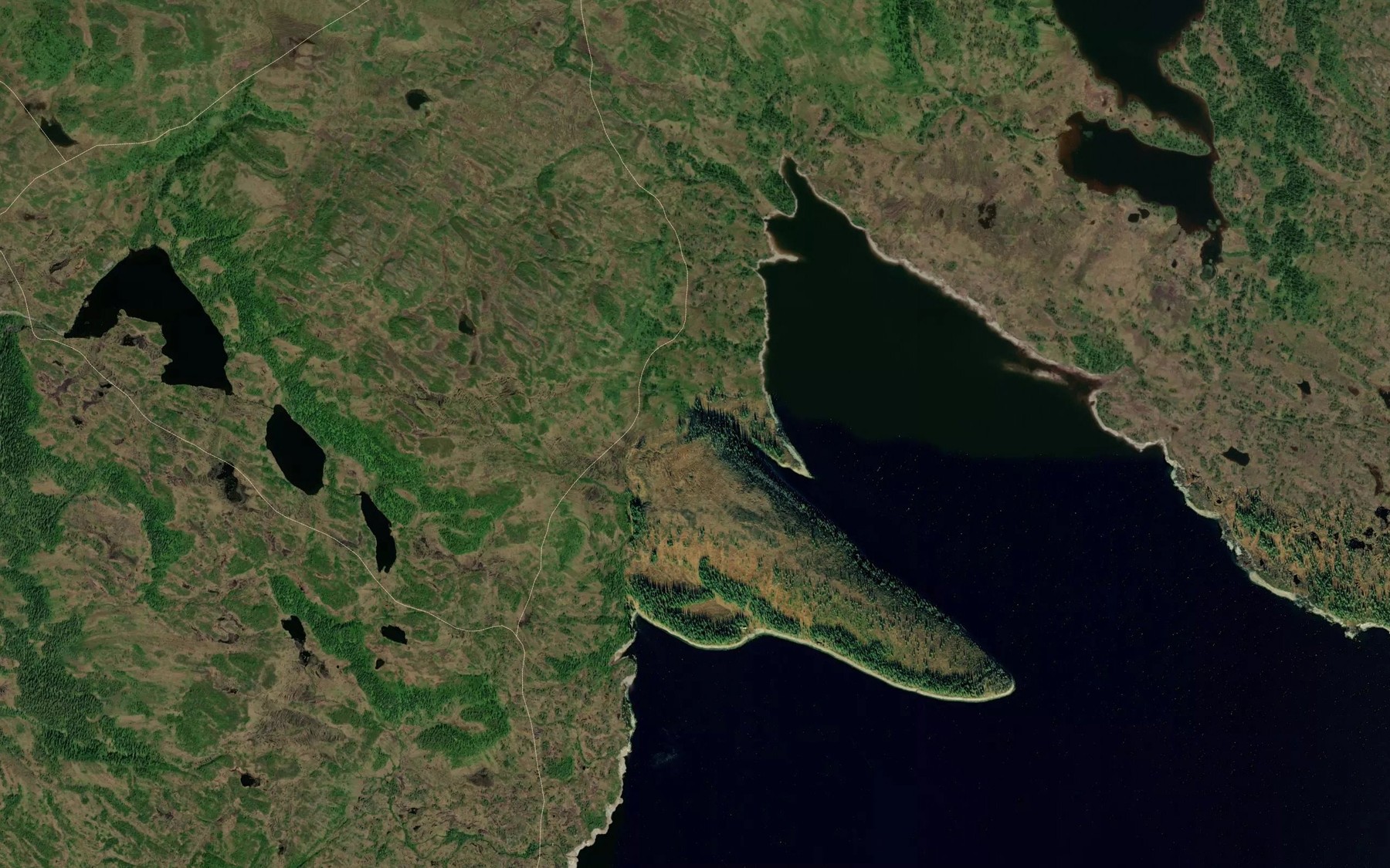 Satellite map of the Vassmusbekken