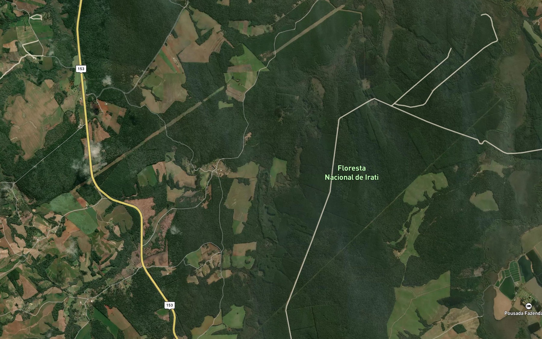 Satellite map of the Arroio Grande