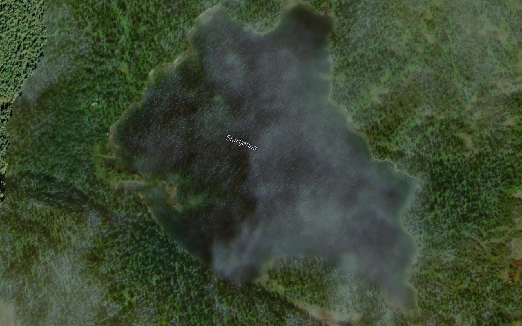 Satellite map of the Stortjorna