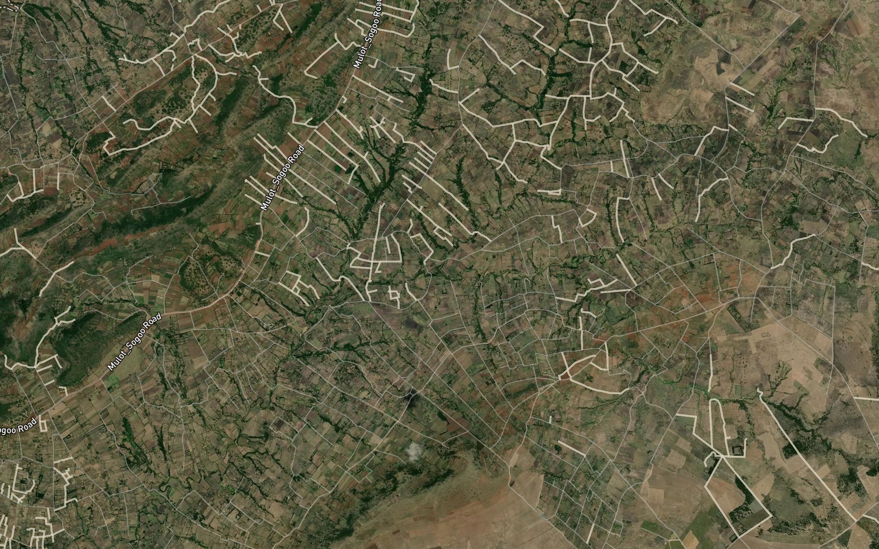Satellite map of the Ologela