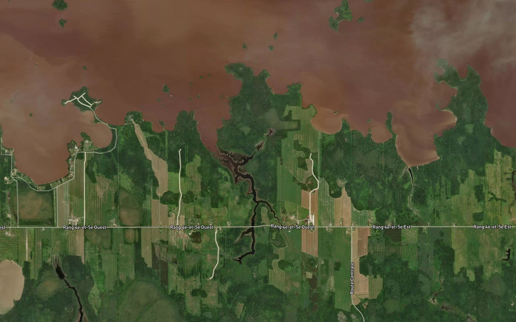 Satellite map of the Baie Lavoie