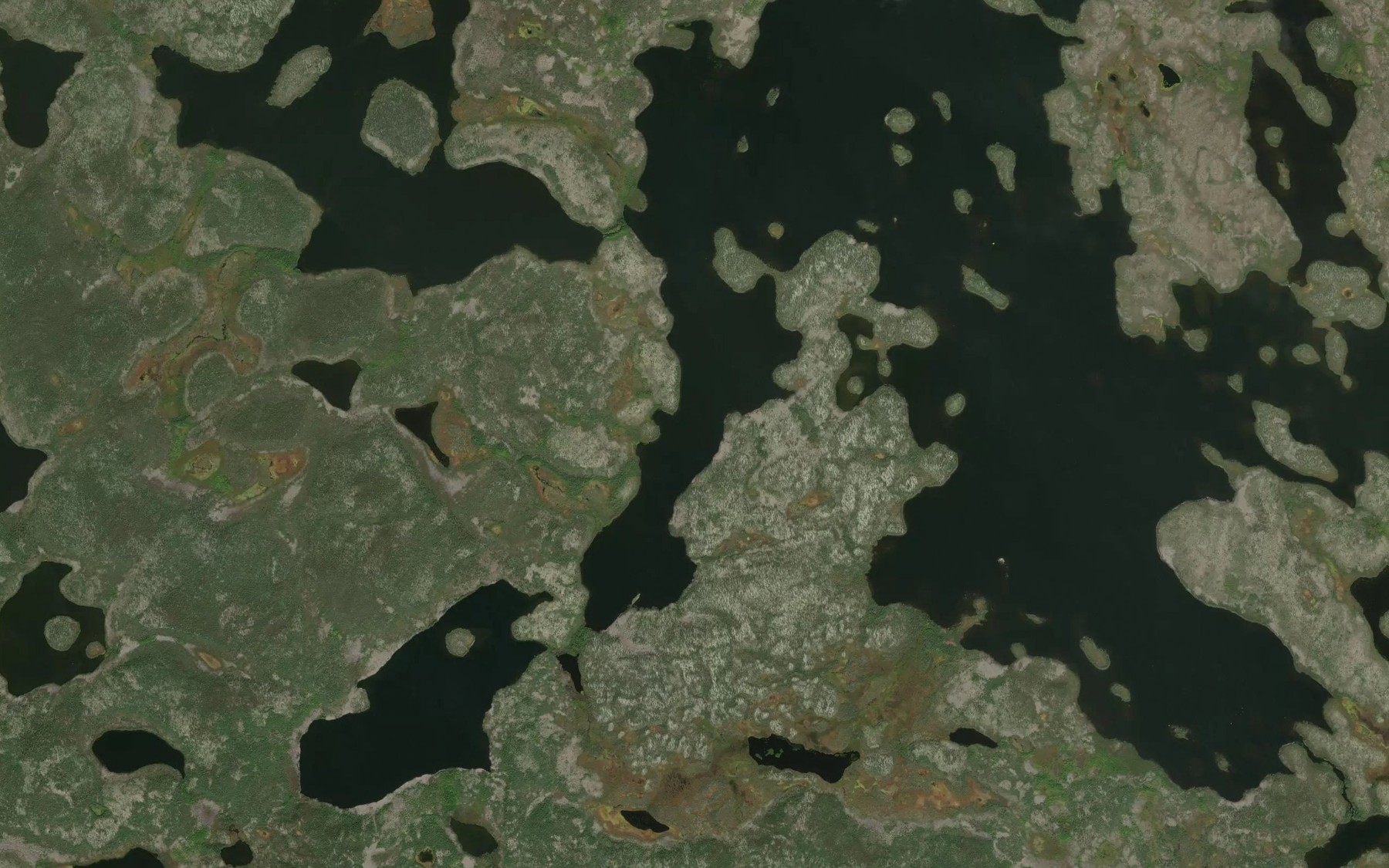 Satellite map of the Hyde Bay