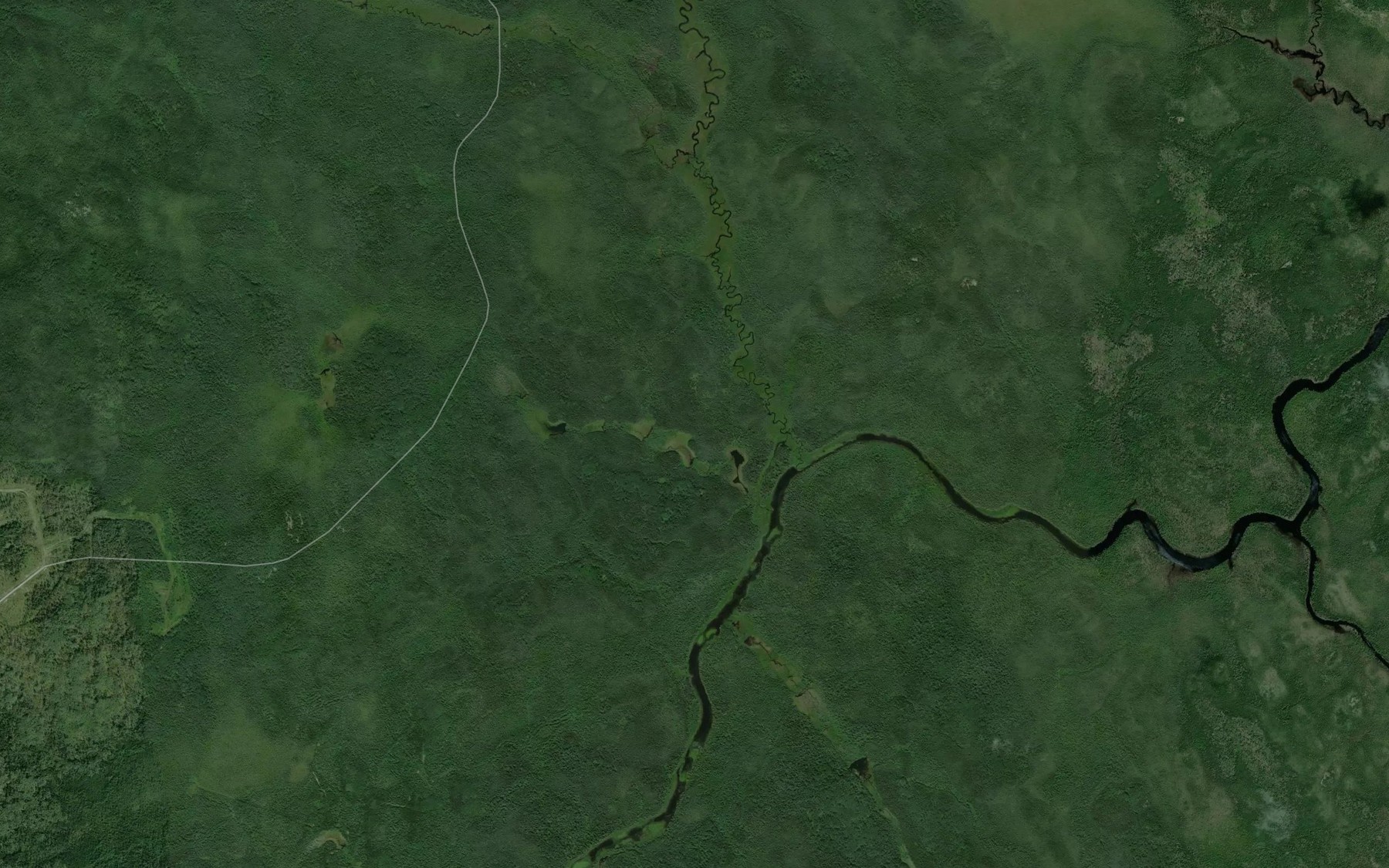 Satellite map of the Norris Creek
