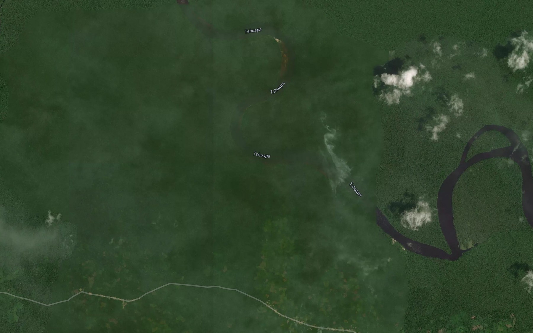 Satellite map of the Keya