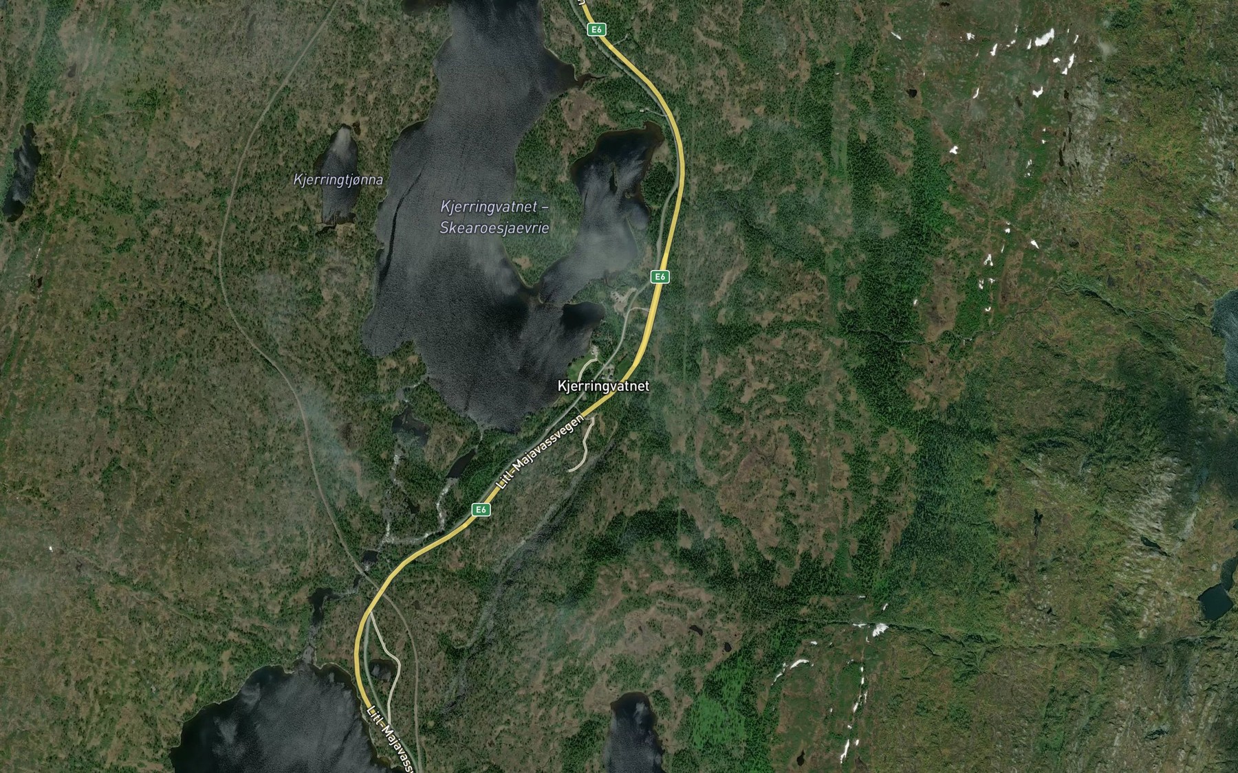 Satellite map of the Styggdalsbekken