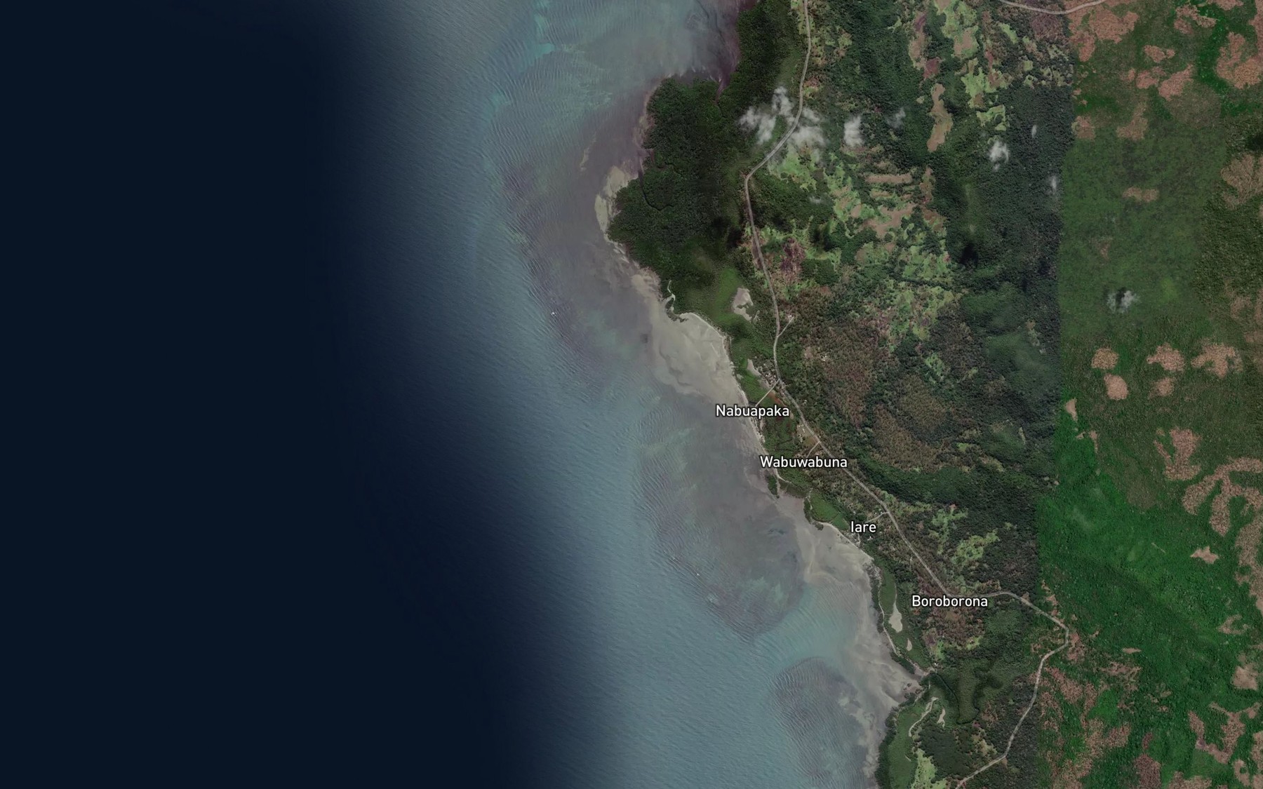 Satellite map of the Taipare Creek