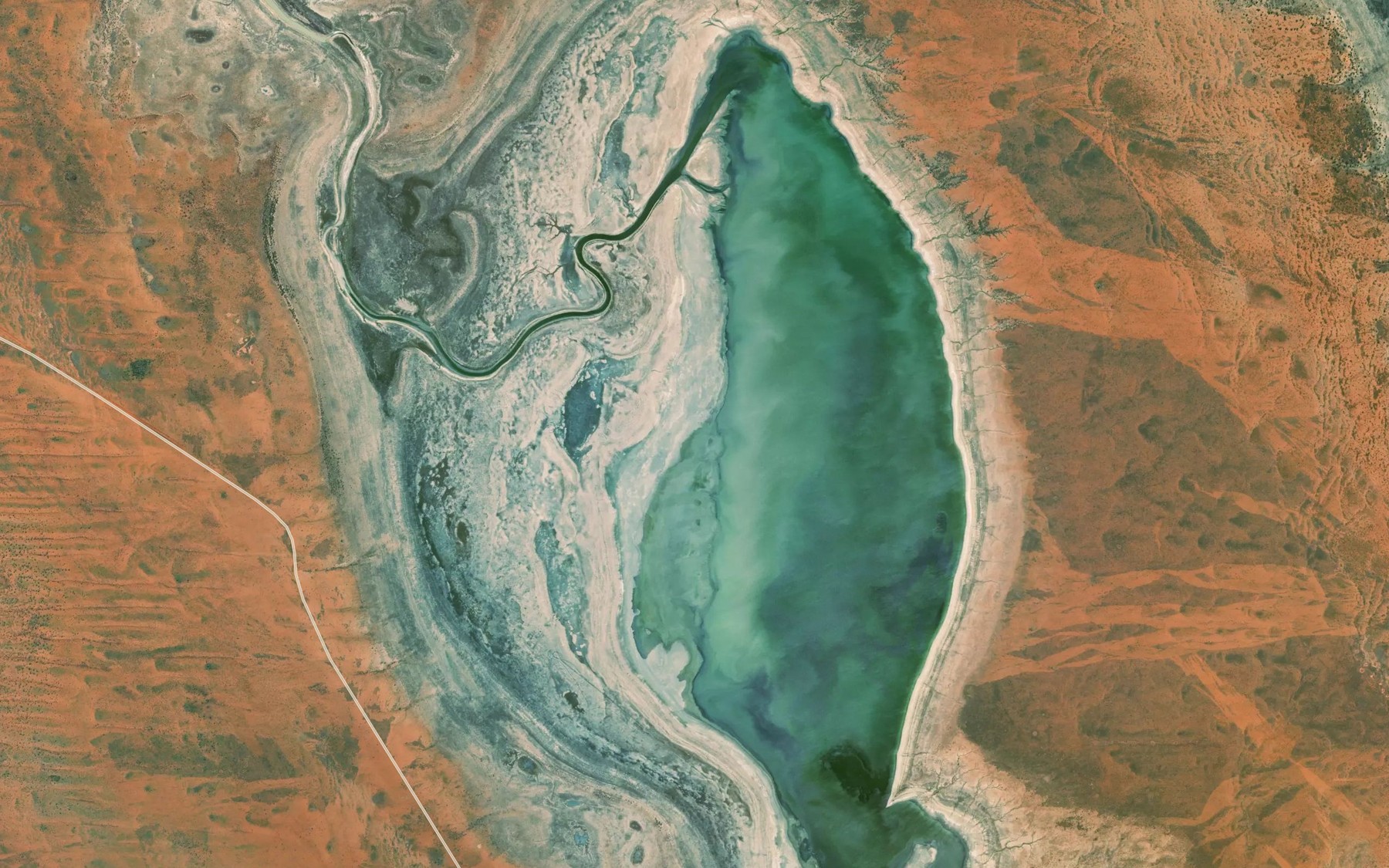 Satellite map of the Bulbi Plain