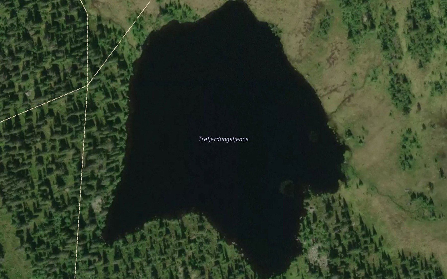 Satellite map of the Trefjerdungstjonna